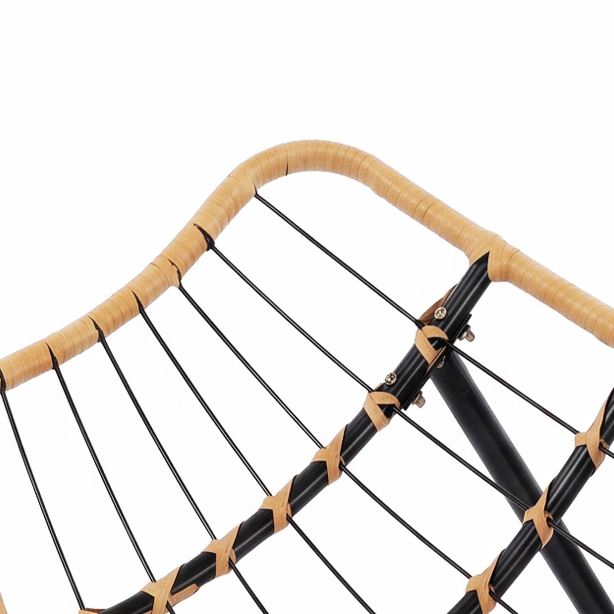 6 Levede Rocking Chair with Thick Cushion PE Rattan Silent Strip Indoor Patio Grey, 6 of 8