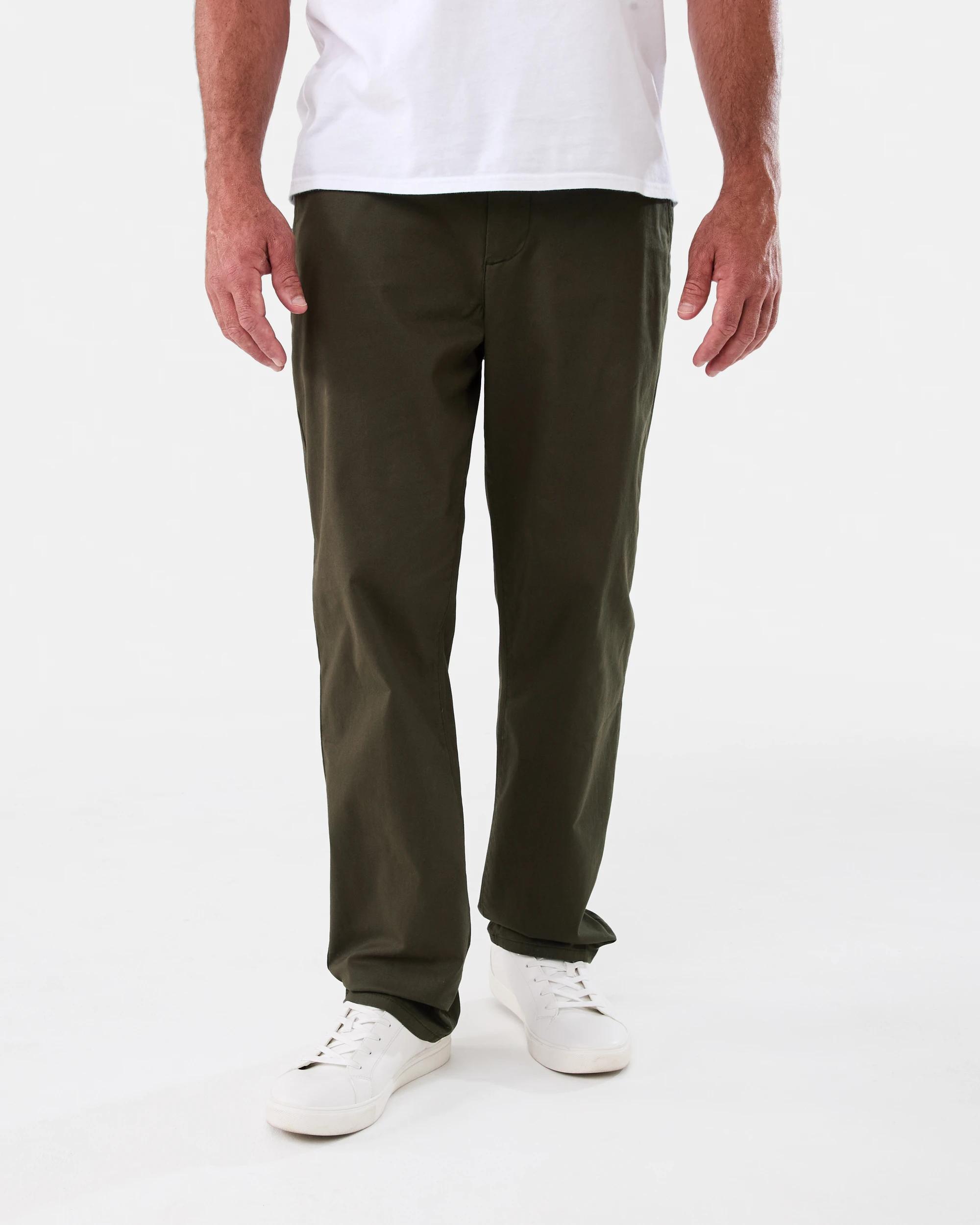 1 Straight Casual Chino Pants Grn Forest, 1 of 5