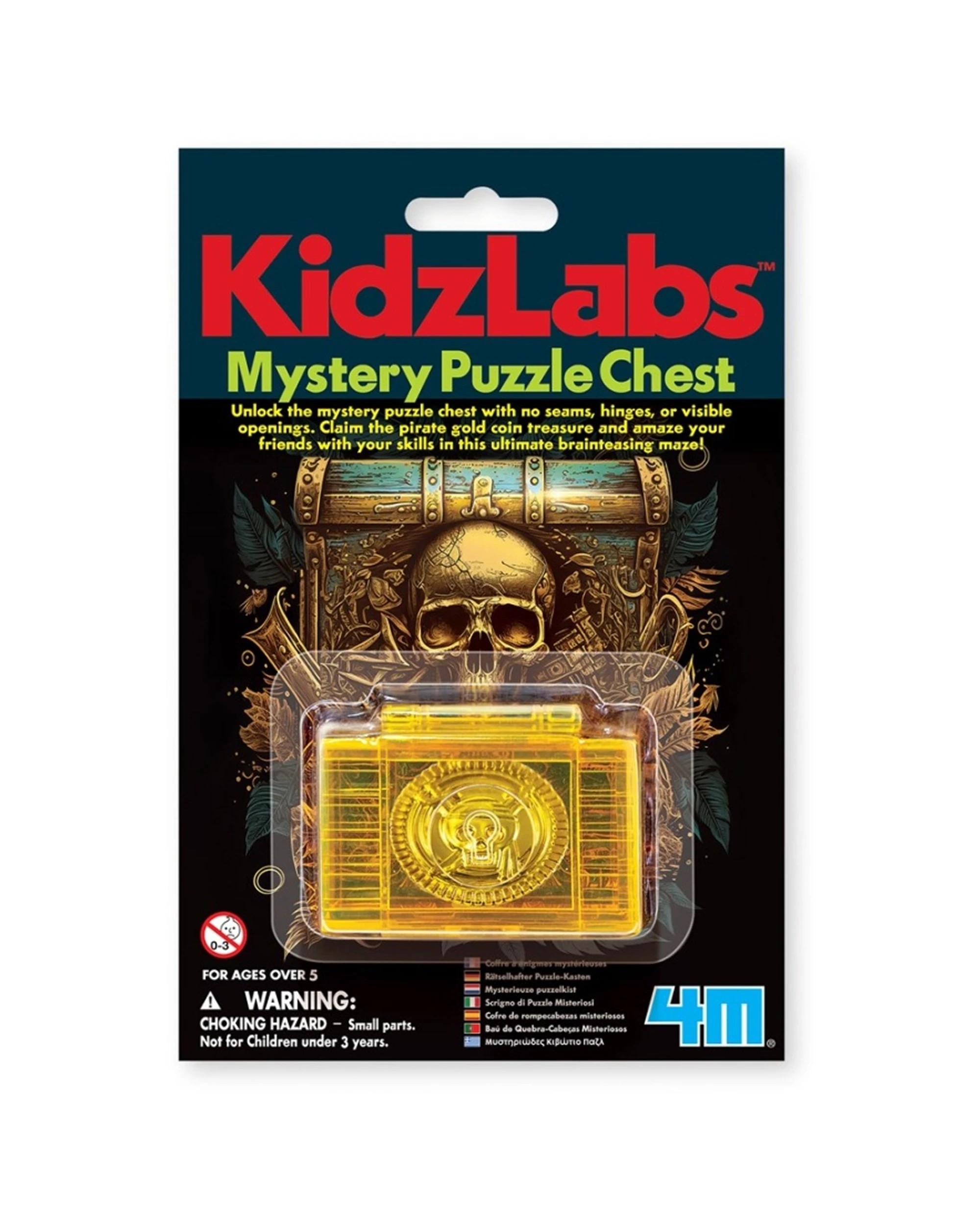 1 4M KidzLabs Mystery Puzzle Chest Kids Children Fun Play Educational Toy, 1 of 3