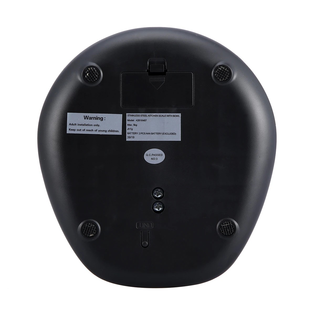 4 Stainless Steel Kitchen Scale with Bowl, 4 of 6