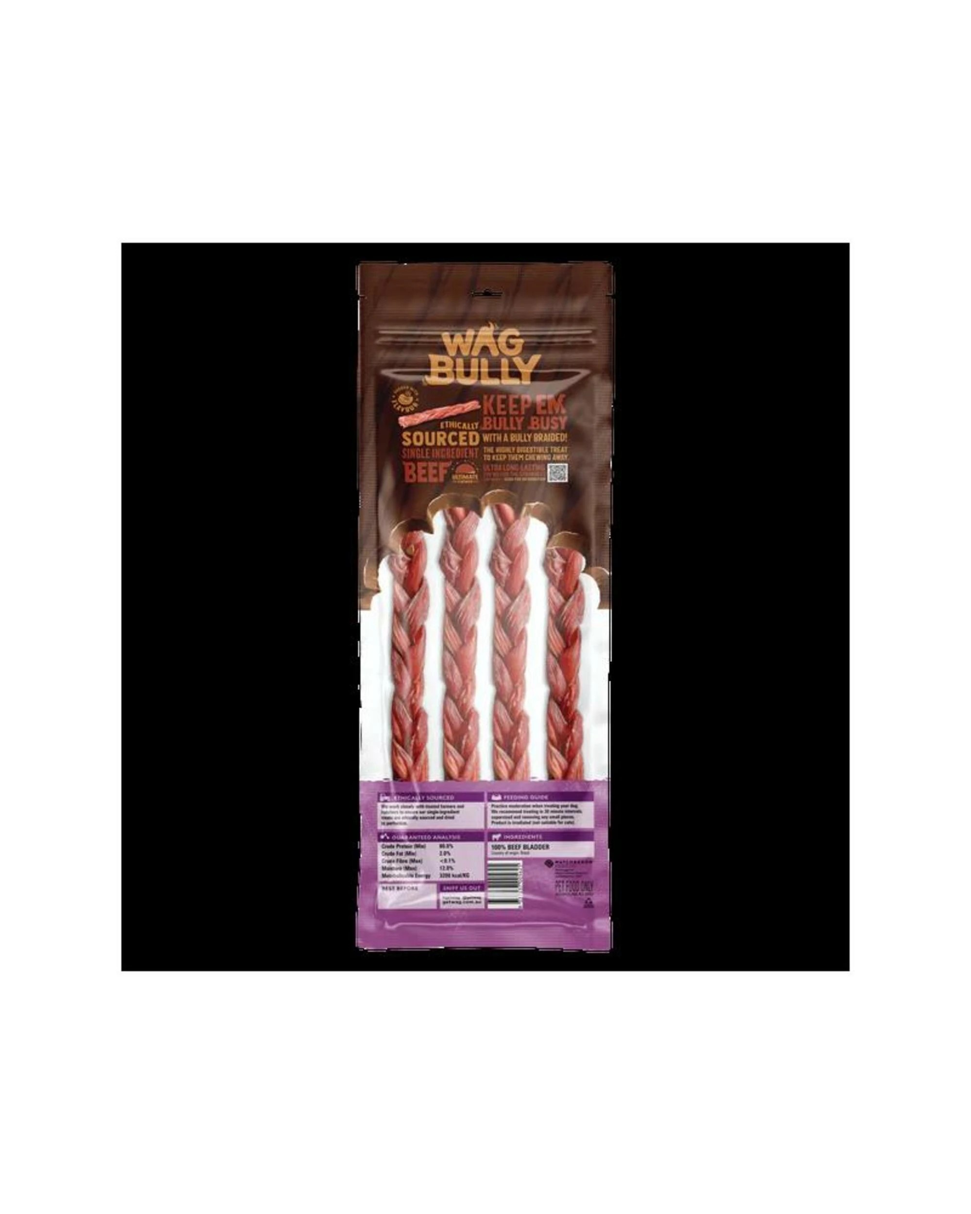 2 Wag Braided Bully Stick Large, 2 of 2