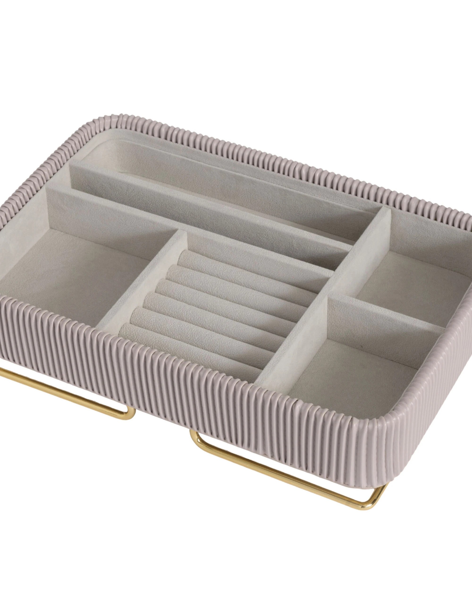 5 One Six Eight London Carolina Jewellery Box - One Size - Grey, 5 of 5