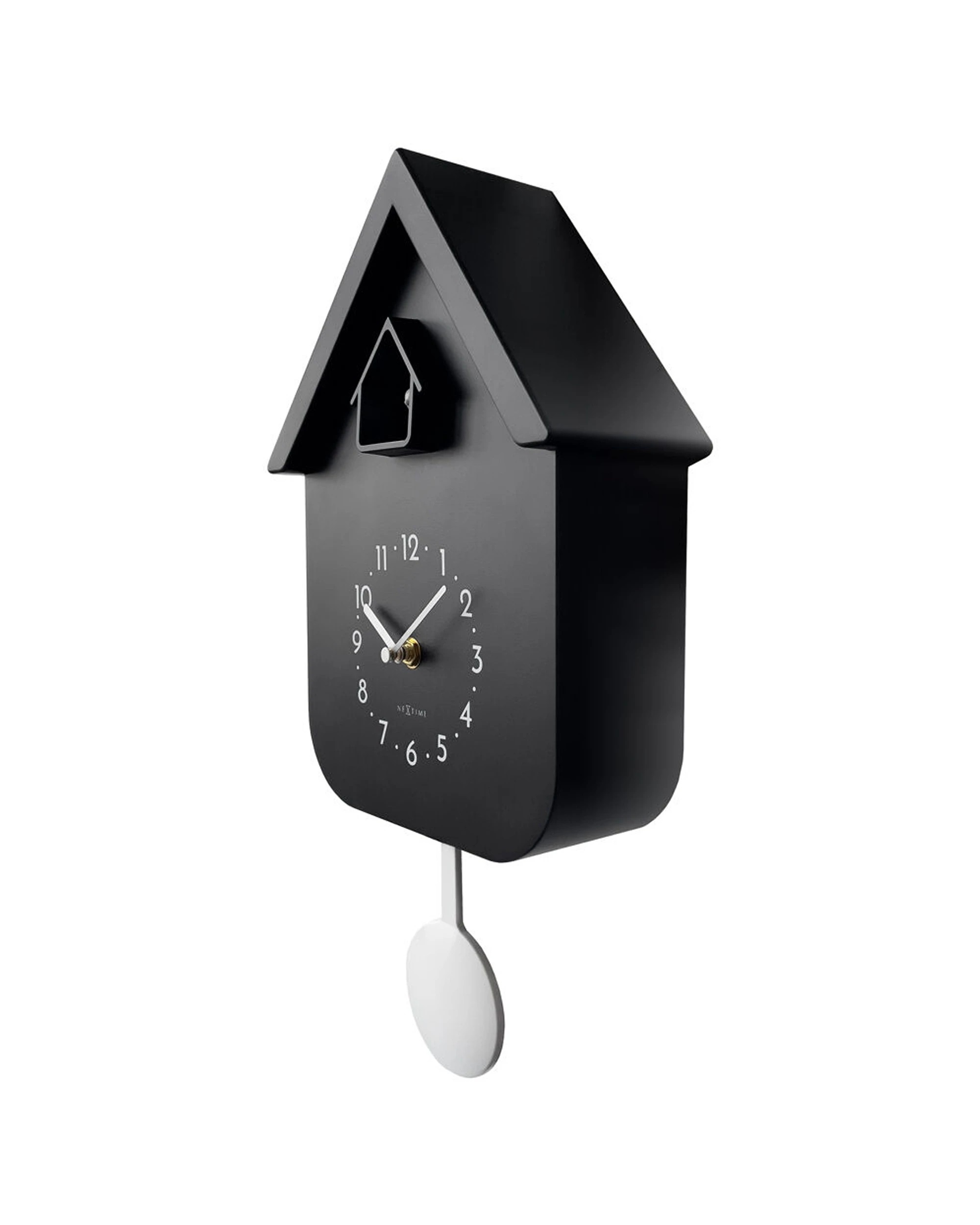 3 NexTime Twitter Cuckoo Wall Clock Vintage Nature Sounds 29.5cm - Black, 3 of 5