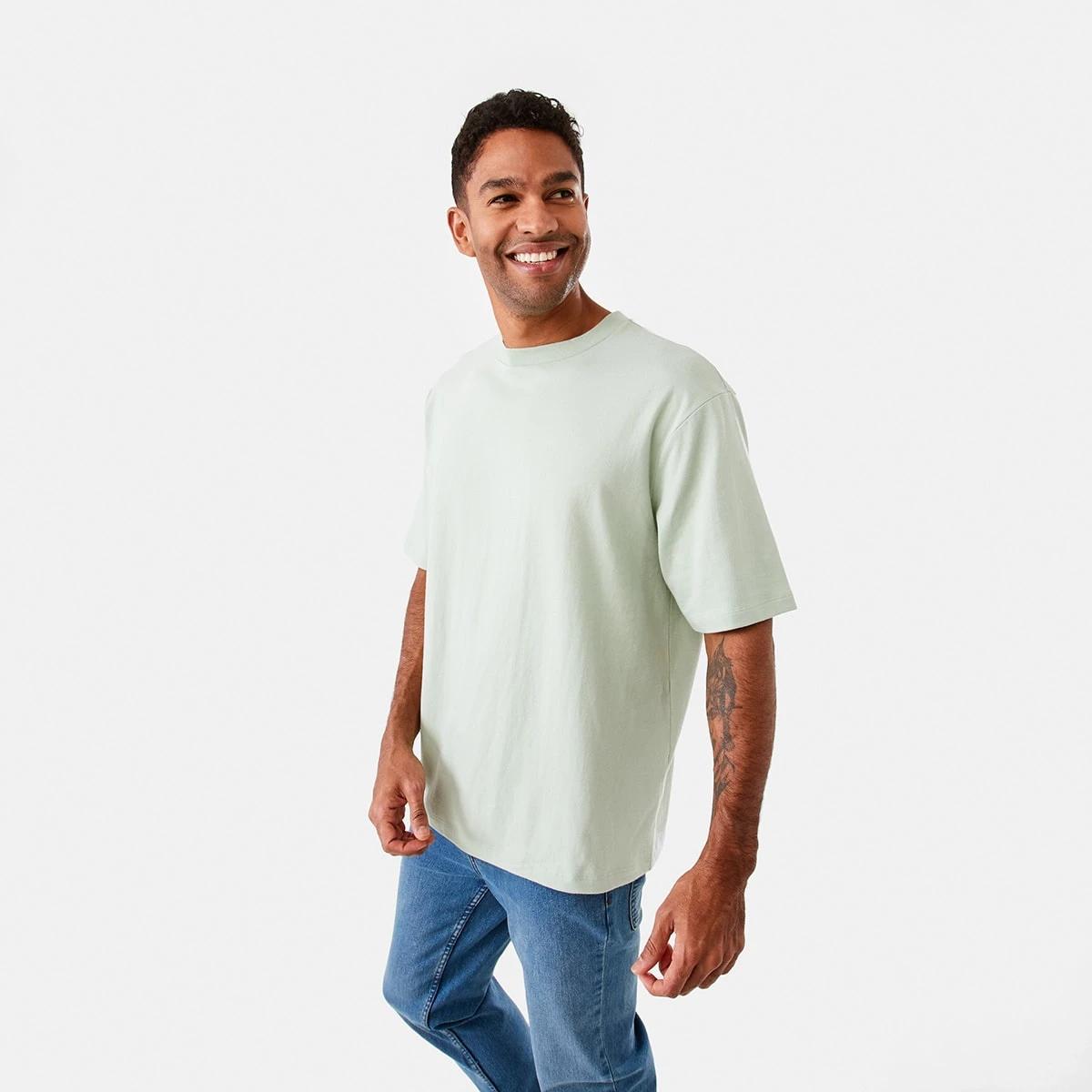 2 Oversized Heavyweight T-shirt Grn Frsty, 2 of 6
