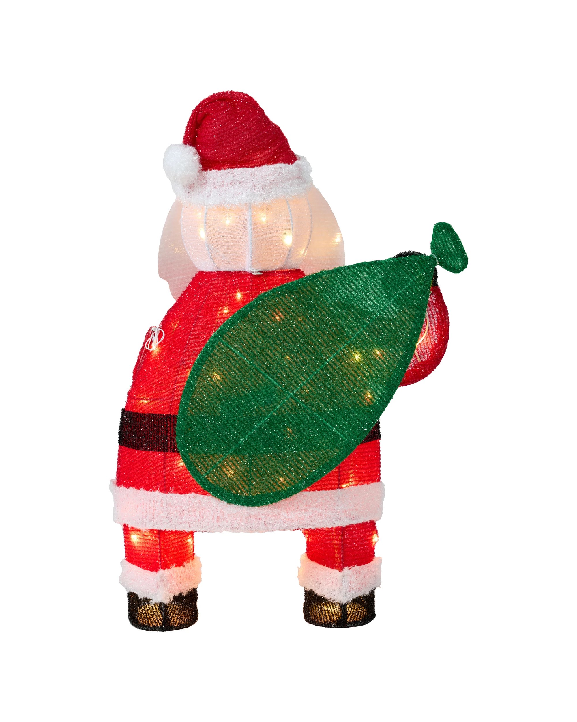 4 Low Voltage LED Light Up Santa, 4 of 9