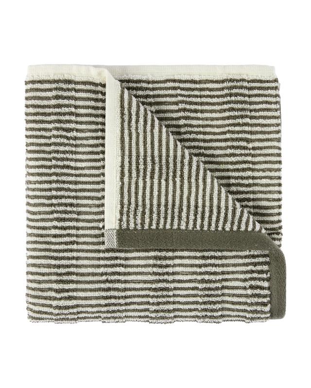 Micro Stripe Cotton Hand Towel - G