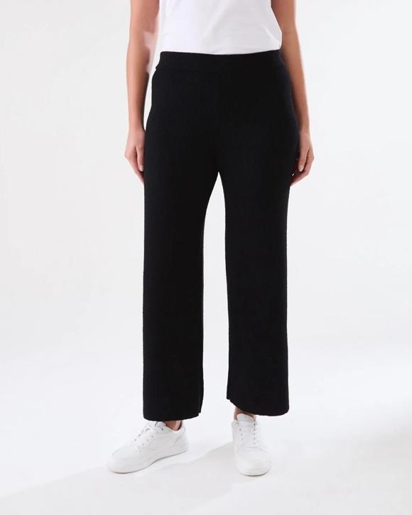 Wide True Knit Ankle Pants