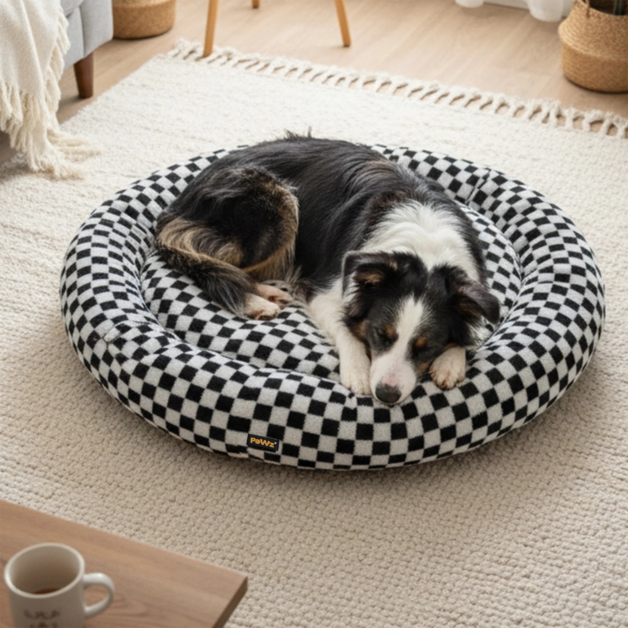 8 Pawz Circular Plush Pet Bed XXL, 8 of 9