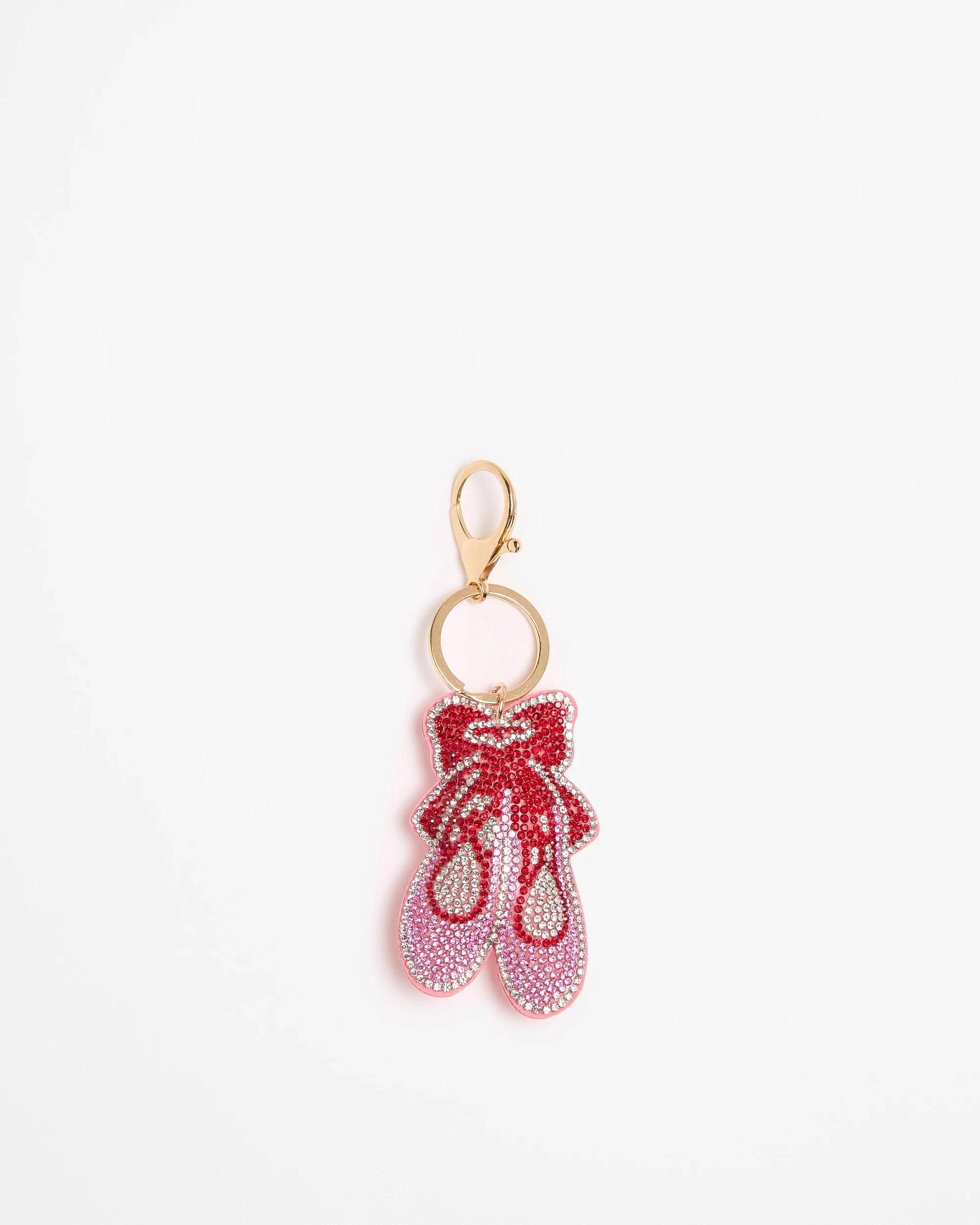 1 Target Kids Sparkle Ballet Shoes Bag Charm PINK, 1 of 1