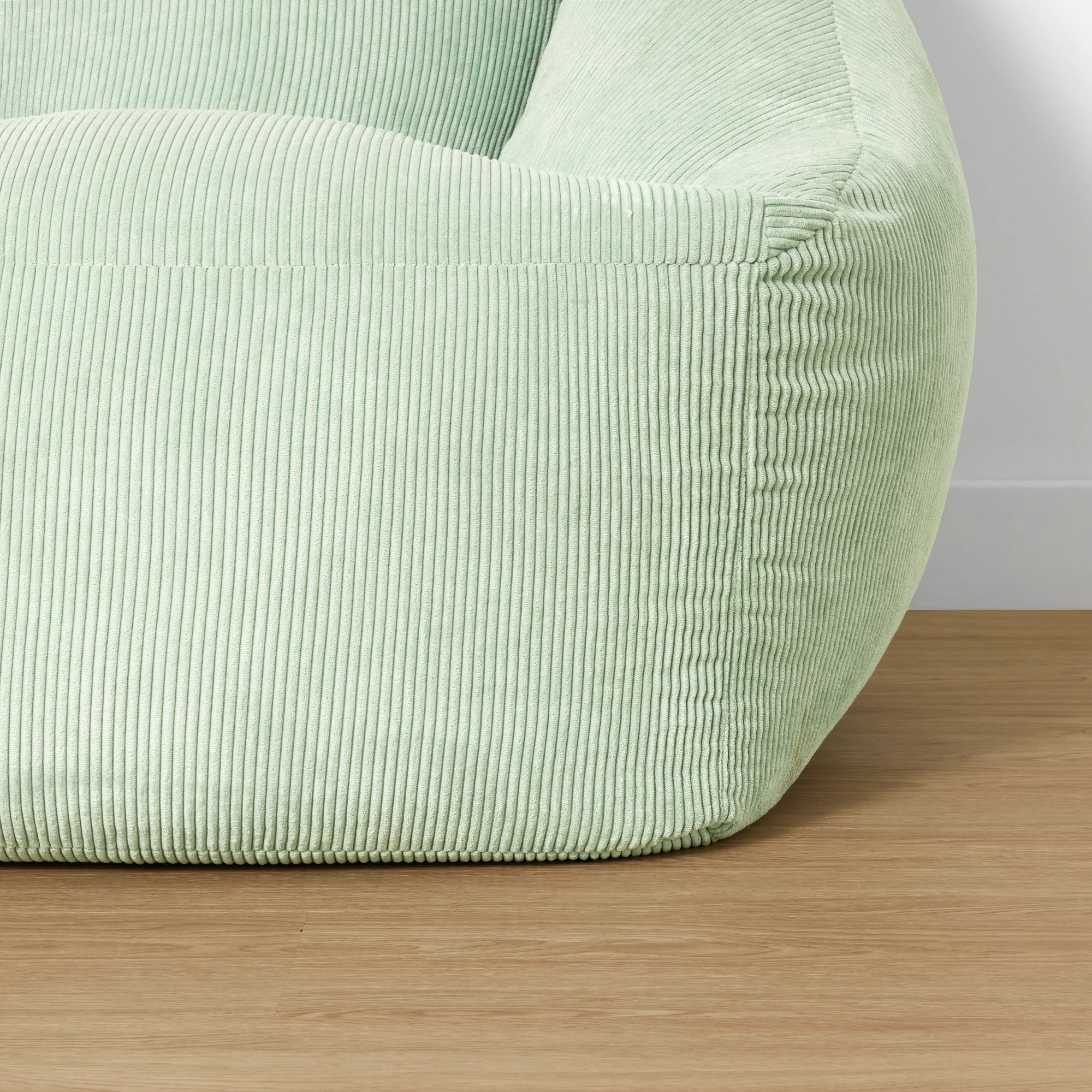 7 Corduroy Bean Bag - Green, 7 of 8