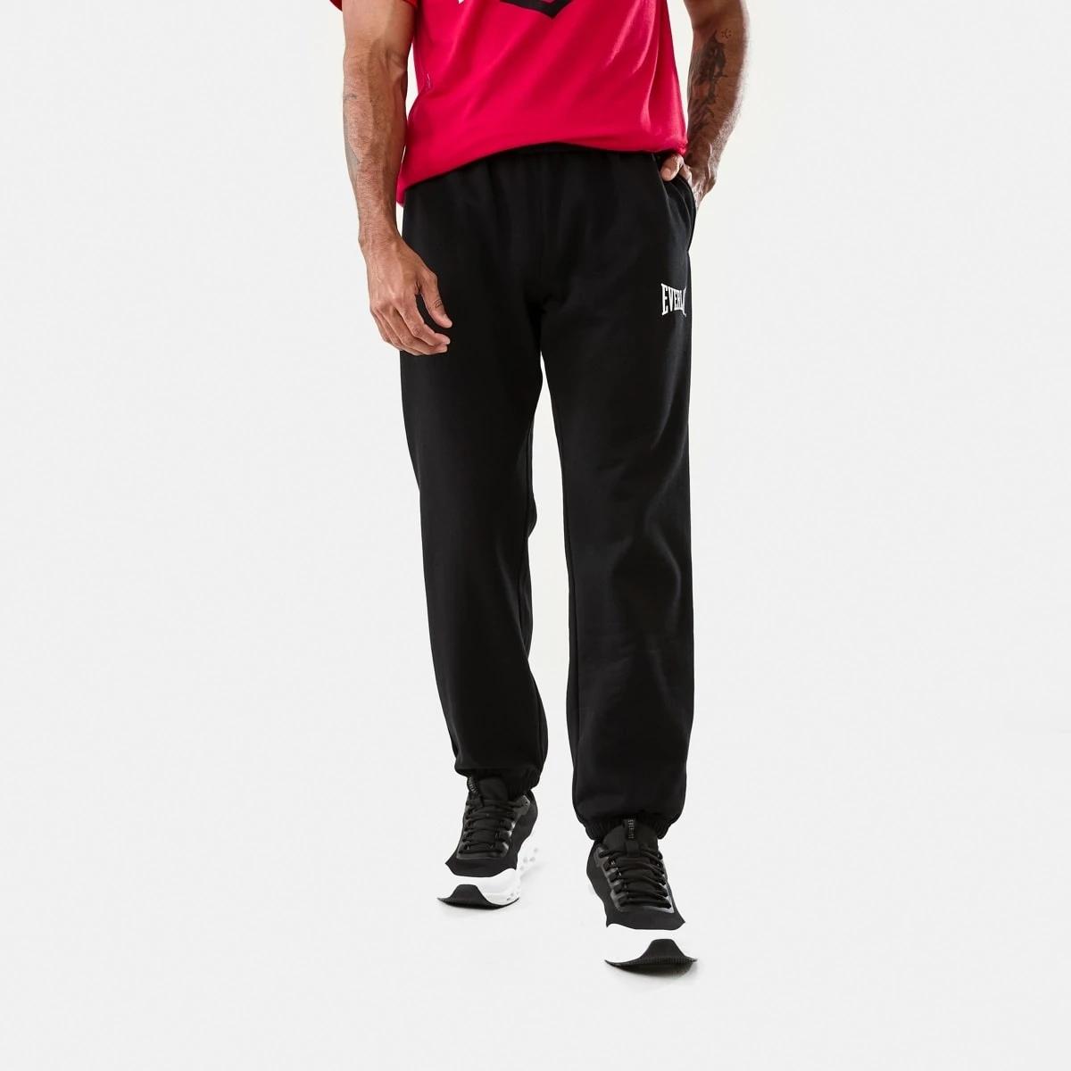 1 Everlast Mens Classic Sport Trackpants EVER CLASSIC BLACK, 1 of 7