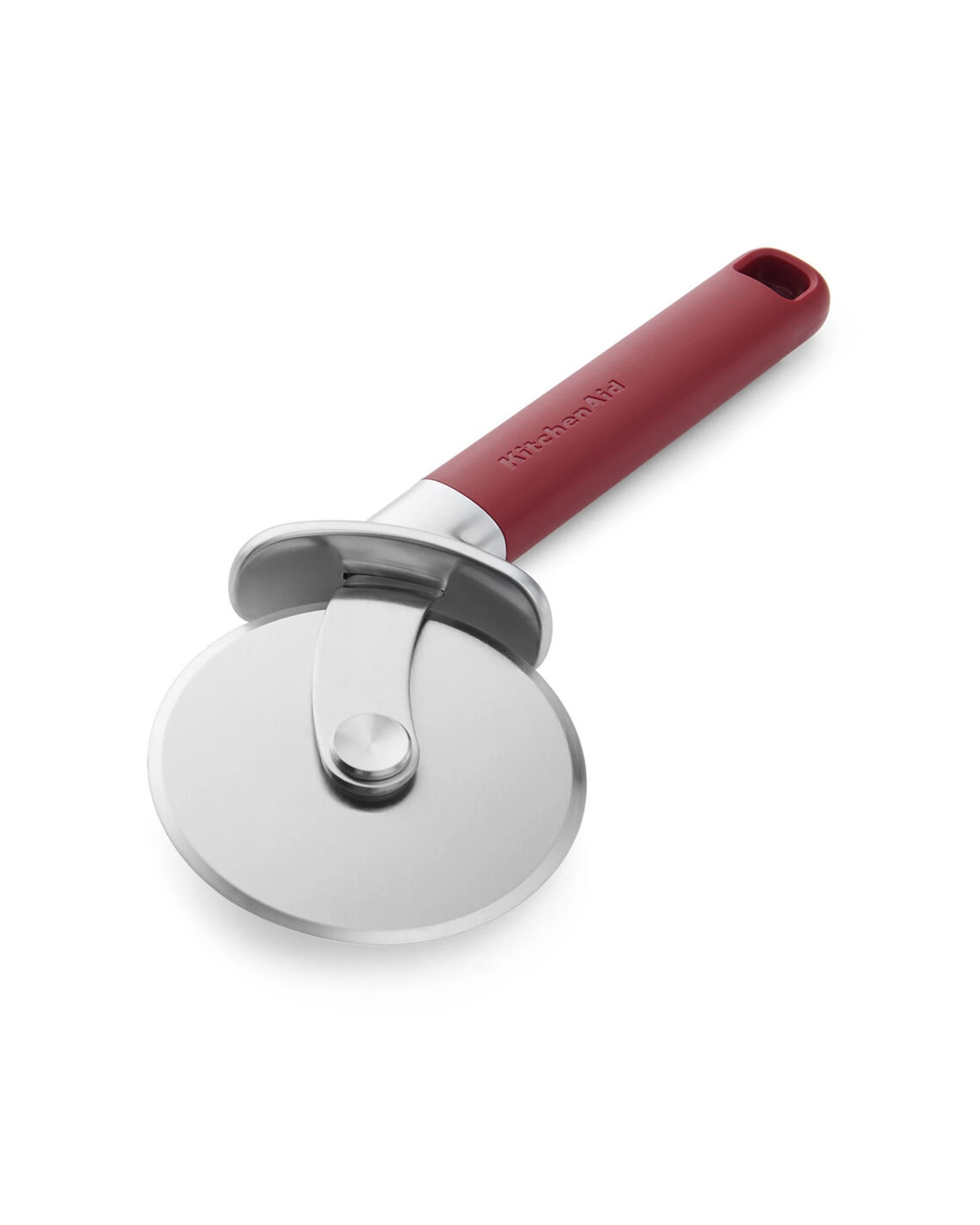2 KitchenAid 2PK Classic Metal Pizza Wheel Cutter Finger Guard Ergonomic Handle Kitchen Utensil - Red, 2 of 6