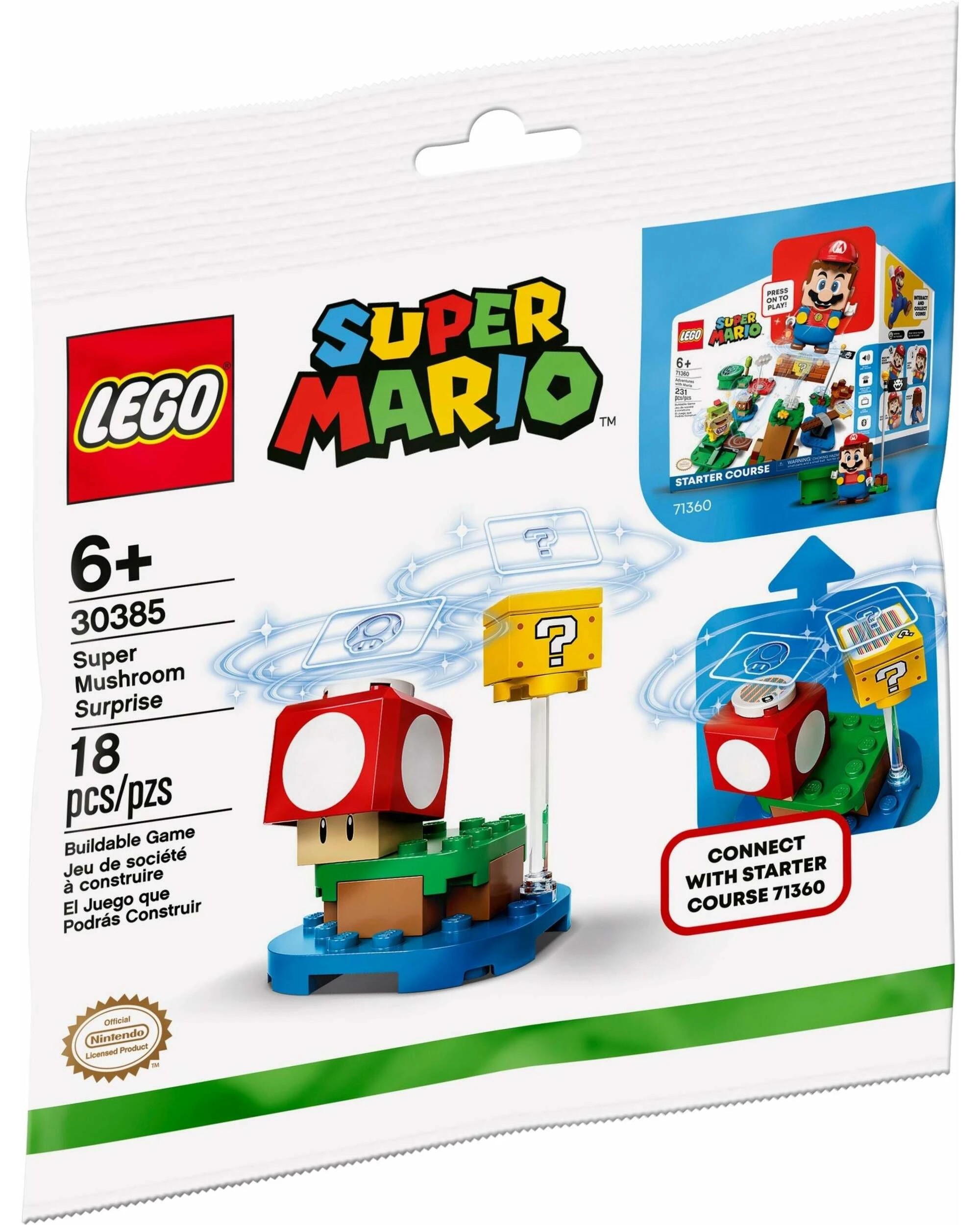 1 LEGO 30385 Super Mushroom Surprise Expansion Set, 1 of 5
