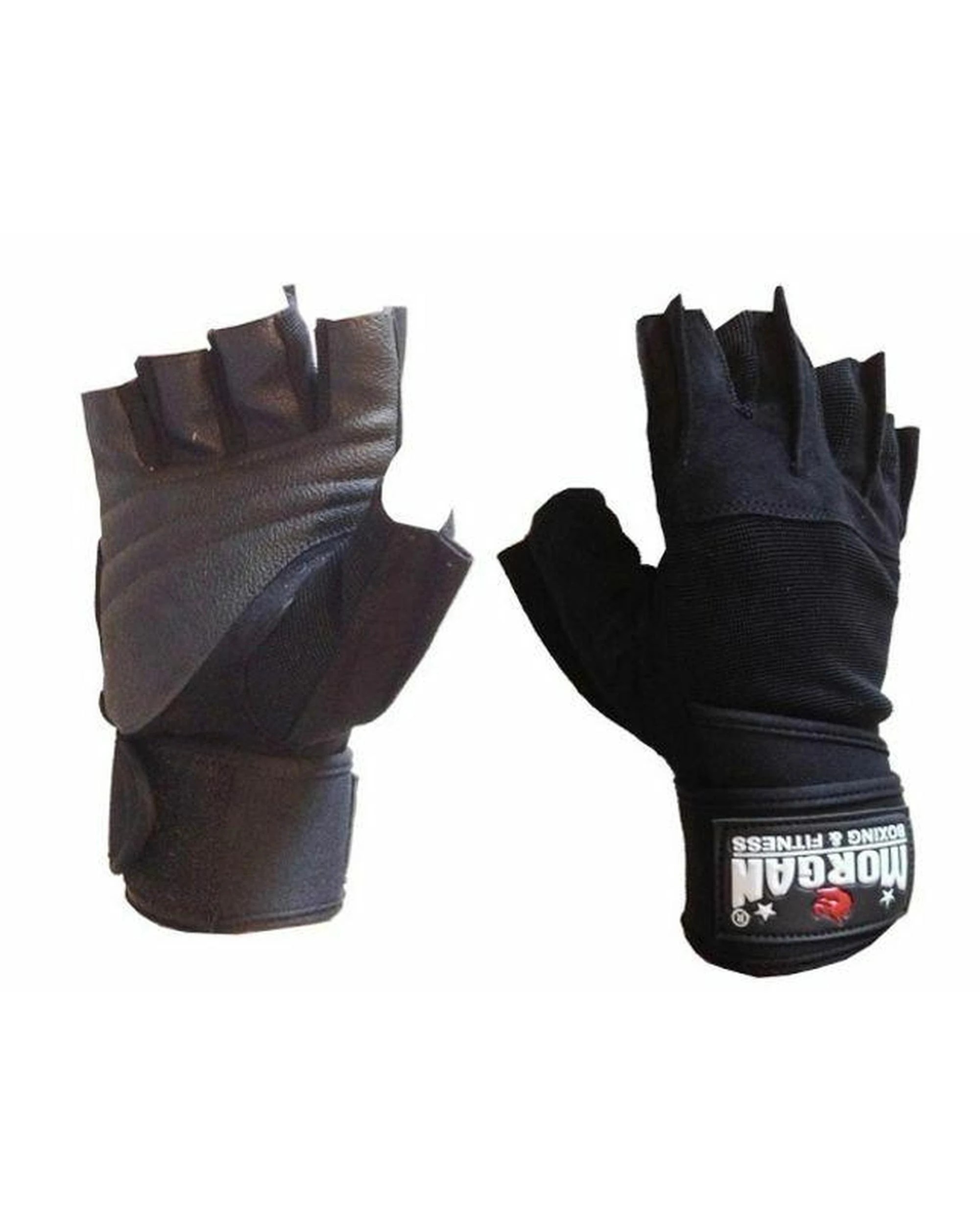 1 Morgan Sports Shark Weight Lifting Gloves Large, 1 of 3