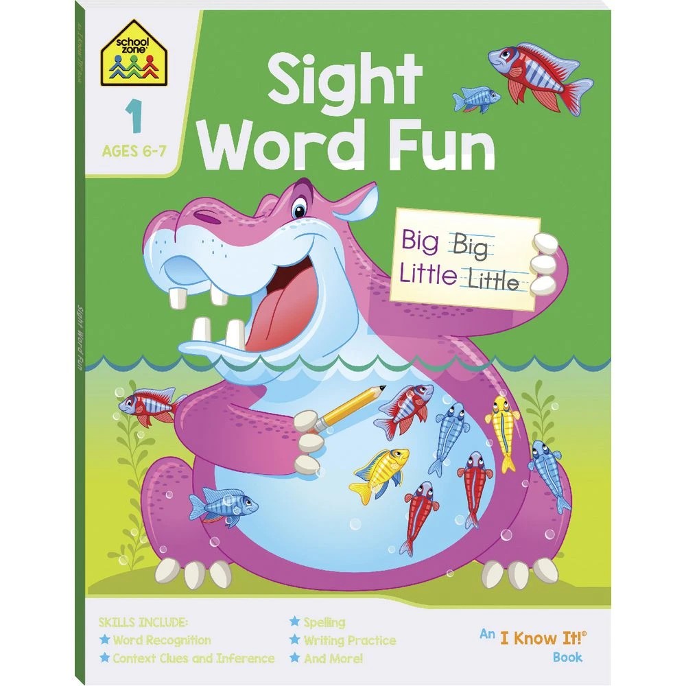 3 School Zone Sight Word Fun Book, 3 of 3