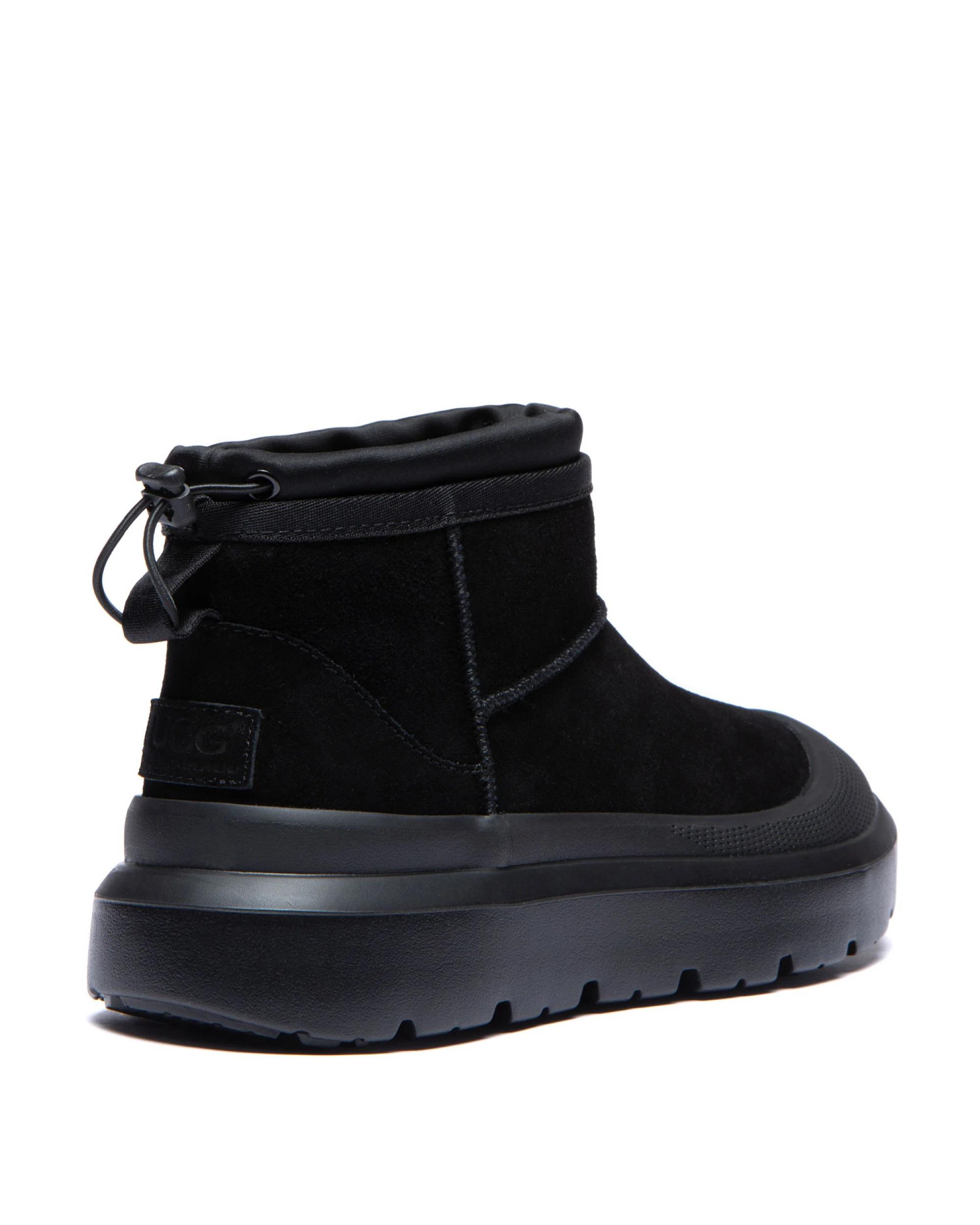 3 Australian Shepherd UGG Men Brano Drawstring Large Size Boots BLACK, 3 of 4