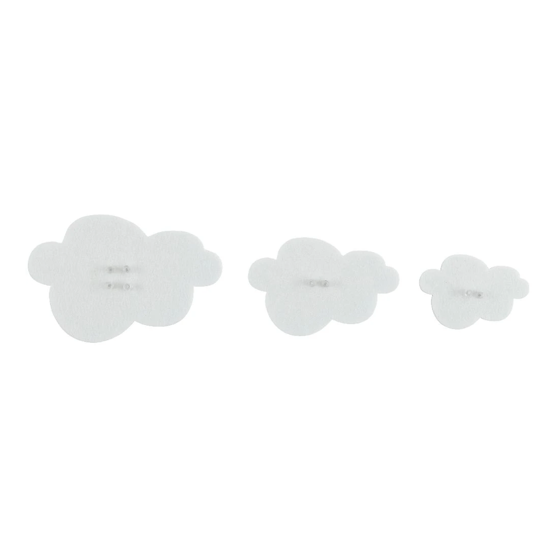 3 Otto Adhesive Cloud Feltboards Grey 3 Pack, 3 of 8