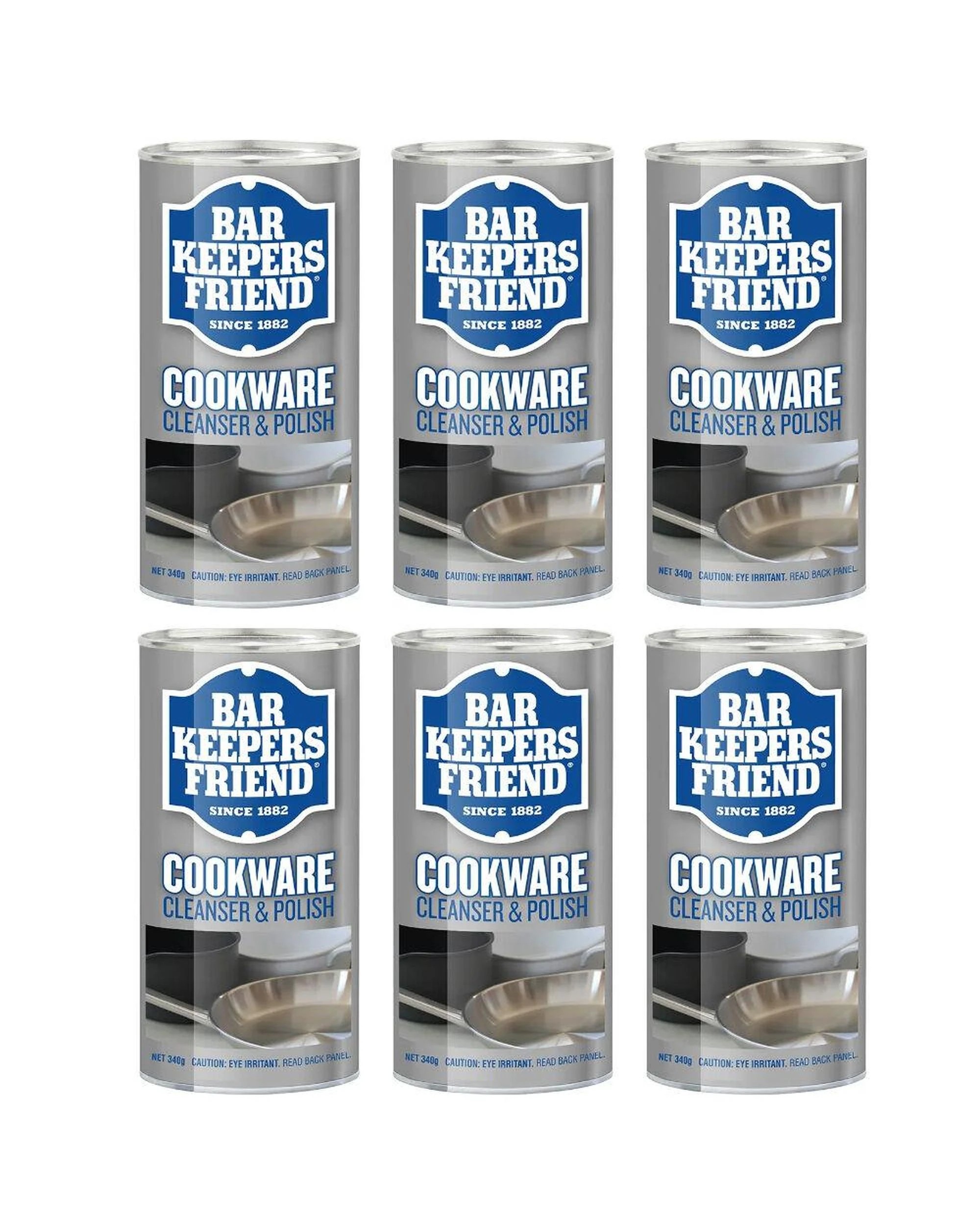 1 Bar Keepers Friend Cookware Cleanser & Polish 340g  Set of 6, 1 of 8