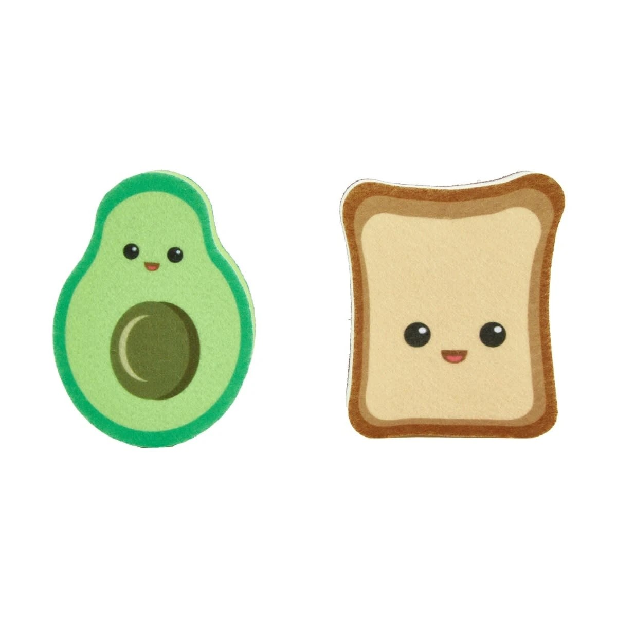 1 2 Pack Avocado and Toast Sponges, 1 of 6