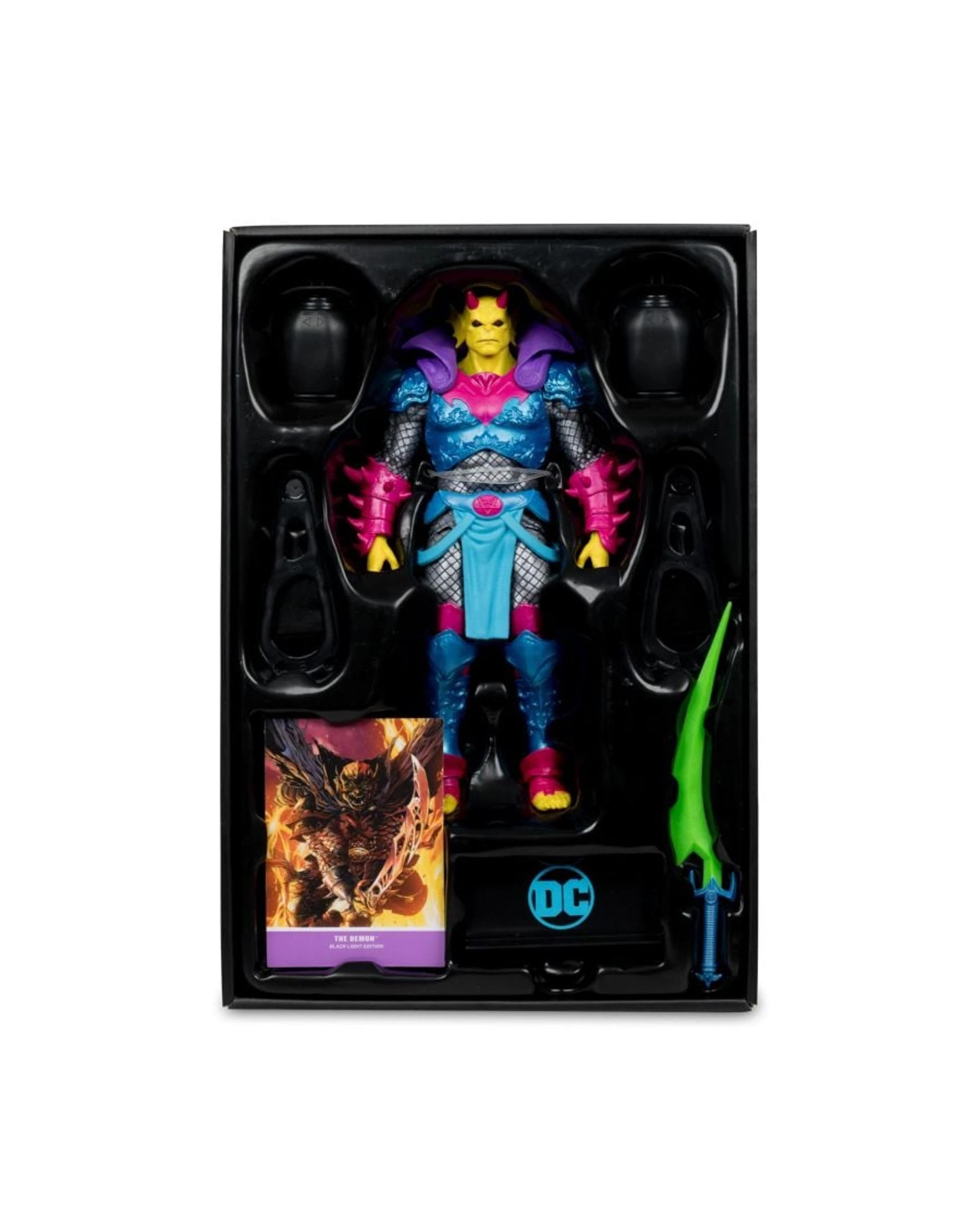 7 DC Multiverse Demon Knights The Demon Black Light Edition Gold Label 7 inch Action Figure, 7 of 9