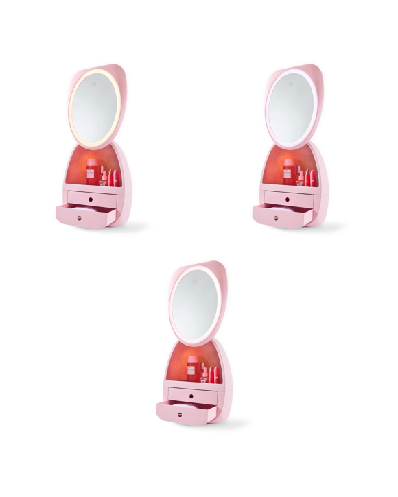 LED Mirror with Storage