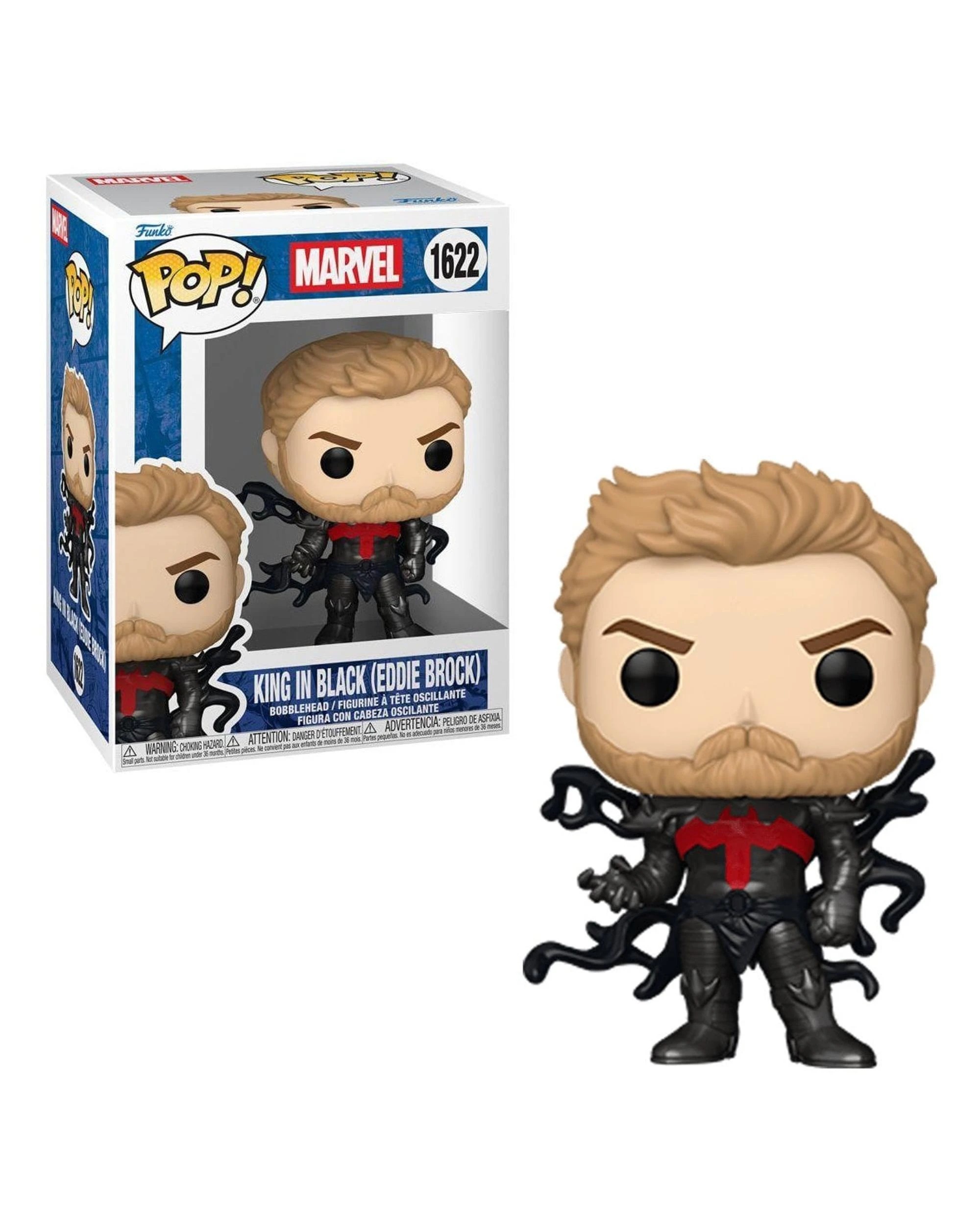 1 Marvel Venom Comic King In Black - Eddie Brock -  Funko POP! Vinyl, 1 of 3