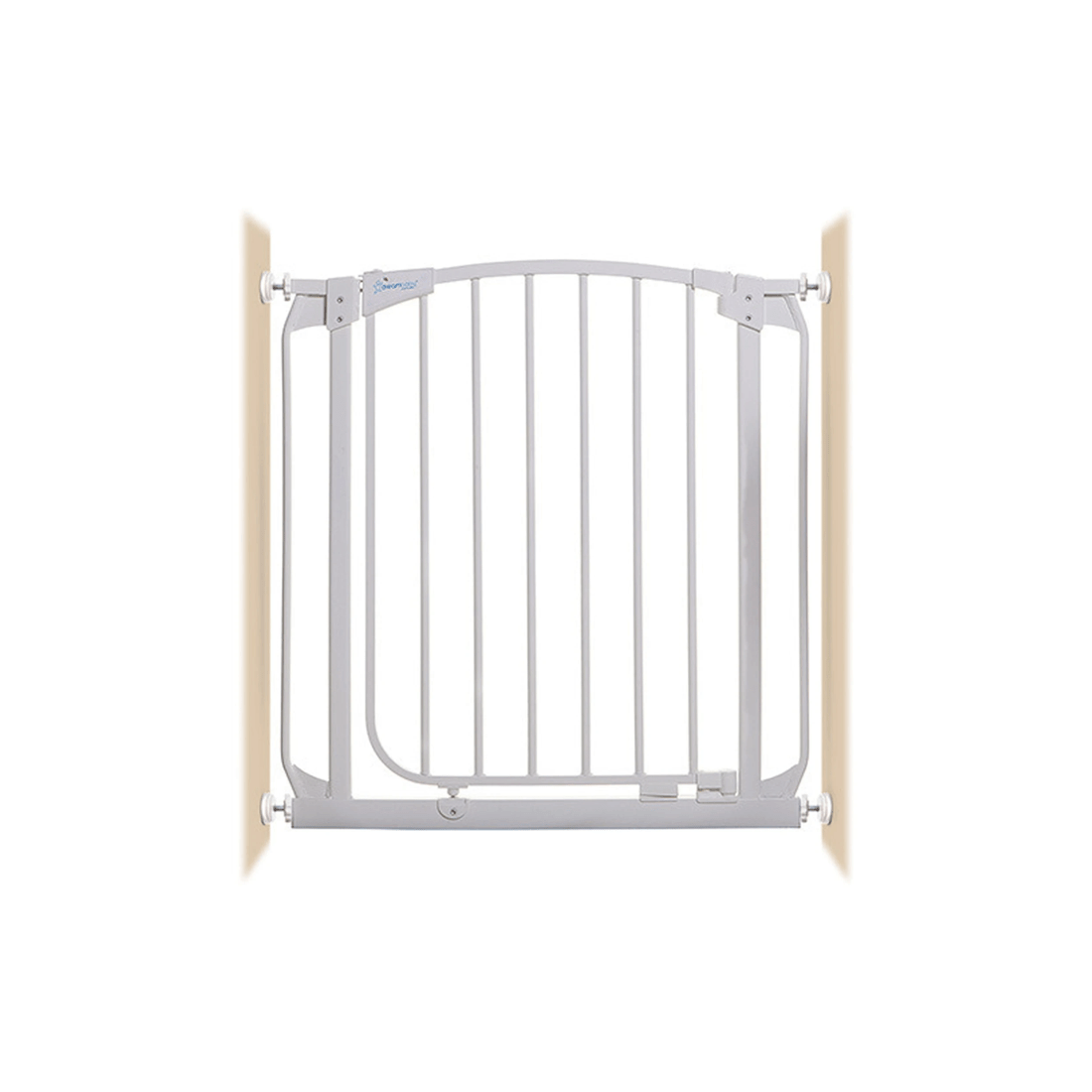 1 Dreambaby Chelsea 82cm Auto-close Security Gate Safety Barrier Kids Child Gate
 - White, 1 of 6
