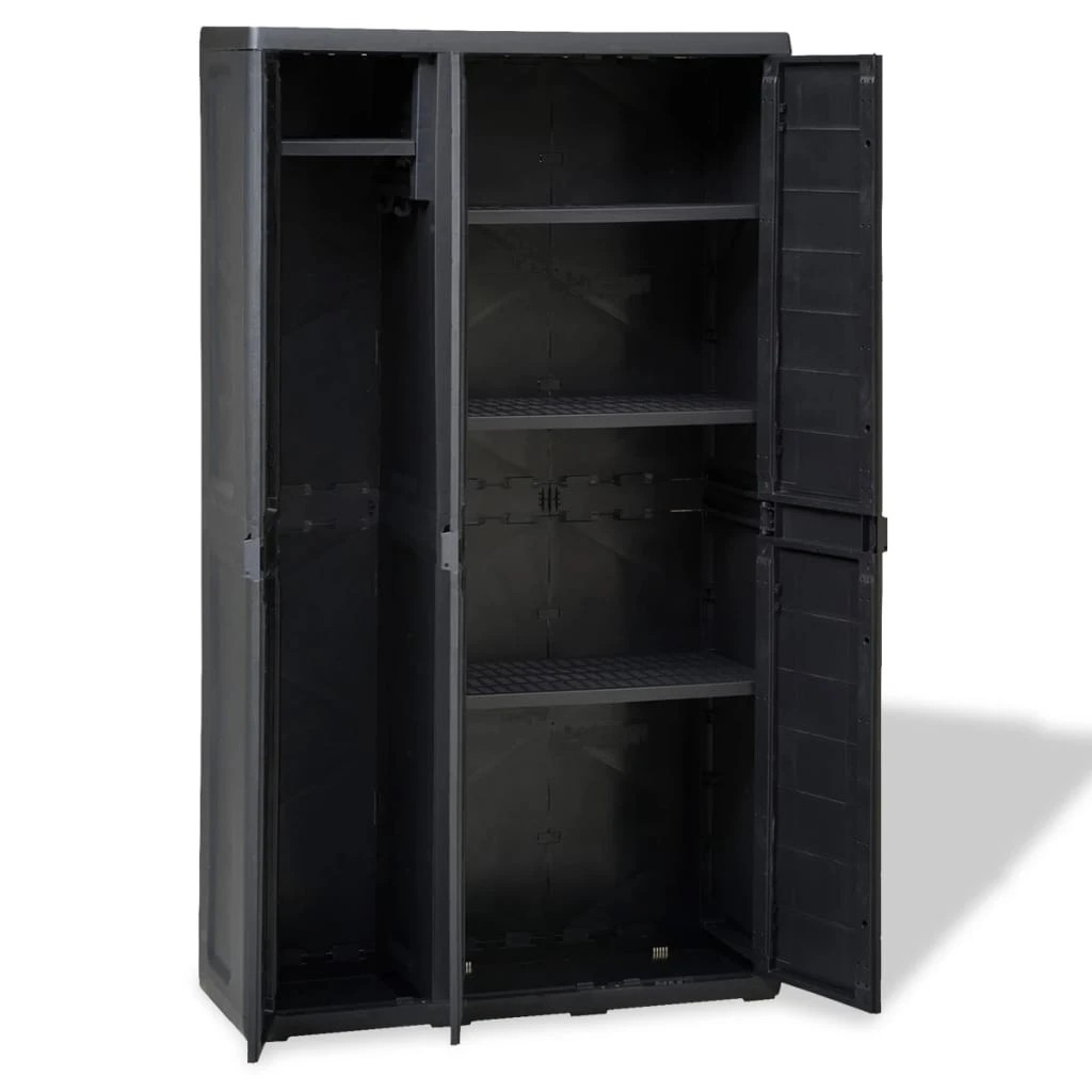 3 Vidaxl Garden Cabinet - Black, 3 of 9