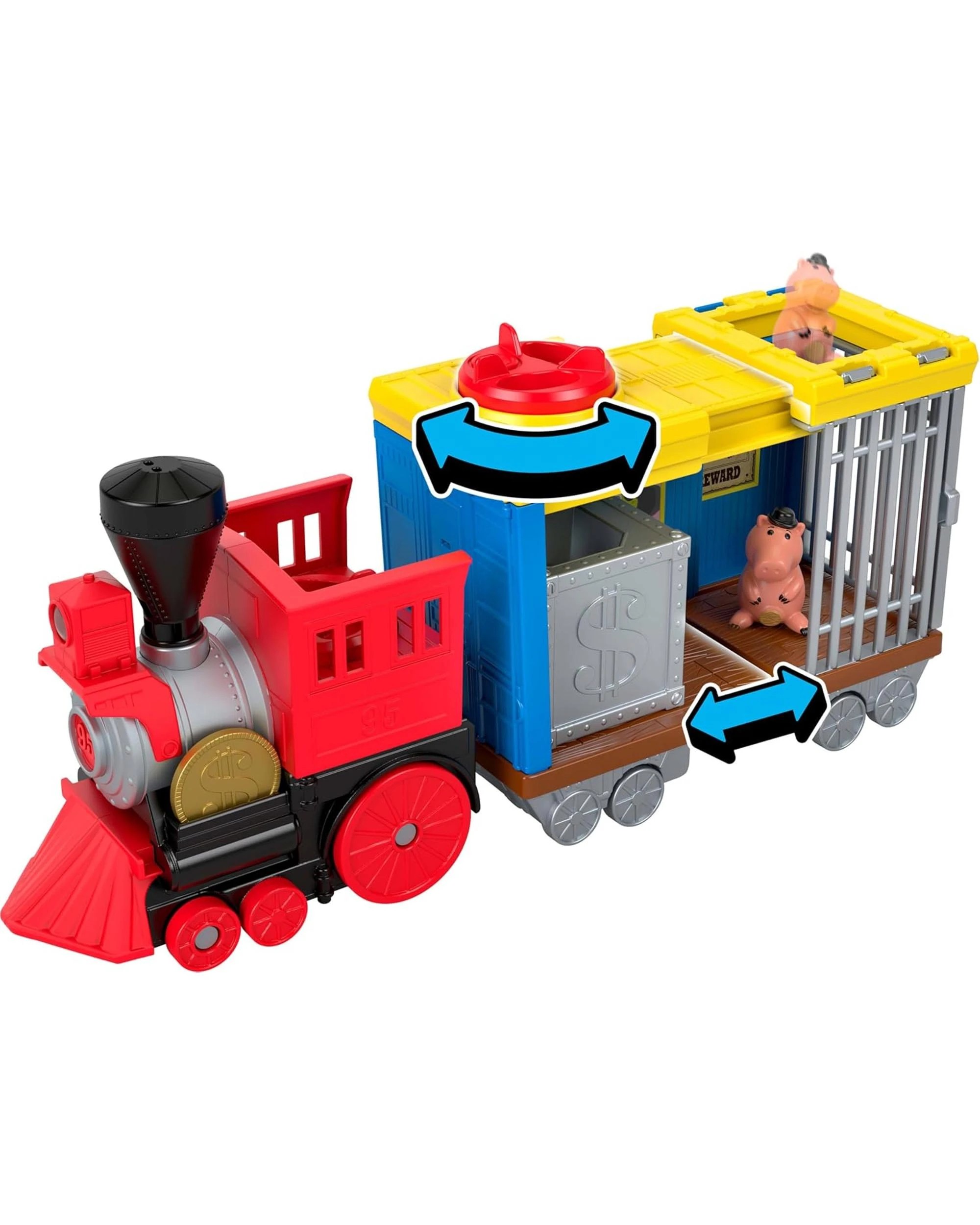 2 Fisher-Price Imaginext Disney Pixar Toy Story Woody's Western Train, 2 of 5