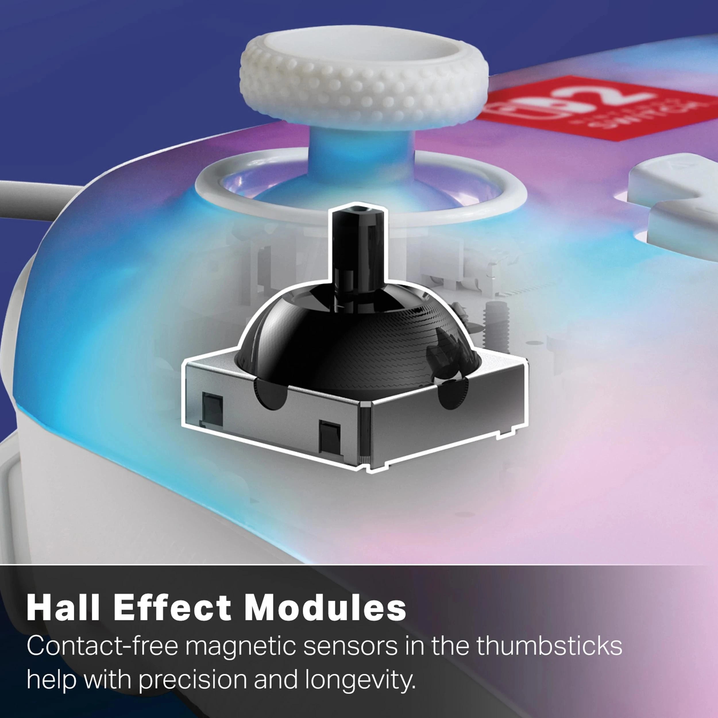 5 B. toys White Light Up Wired Controller Nintendo Switch 2 - White, 5 of 10