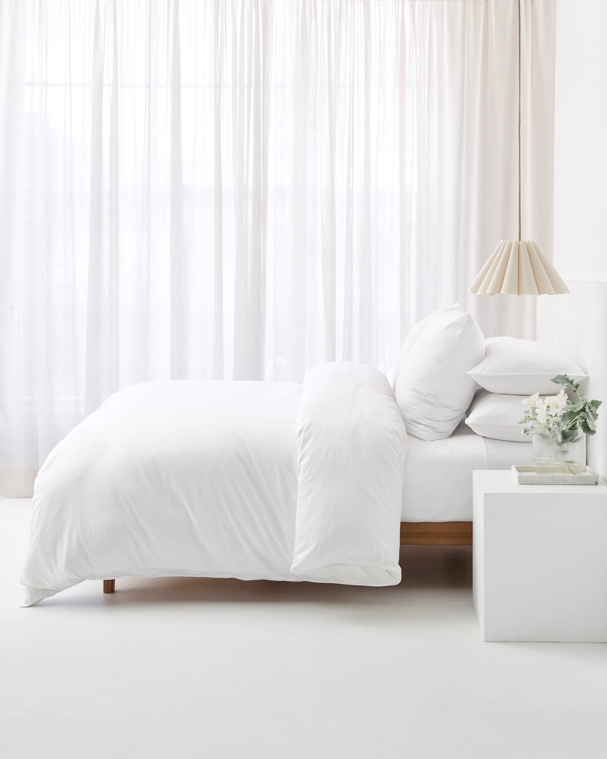 2 Target Luxury Egyptian Cotton Quilt Cover Set - Queen Bed - White, 2 of 10