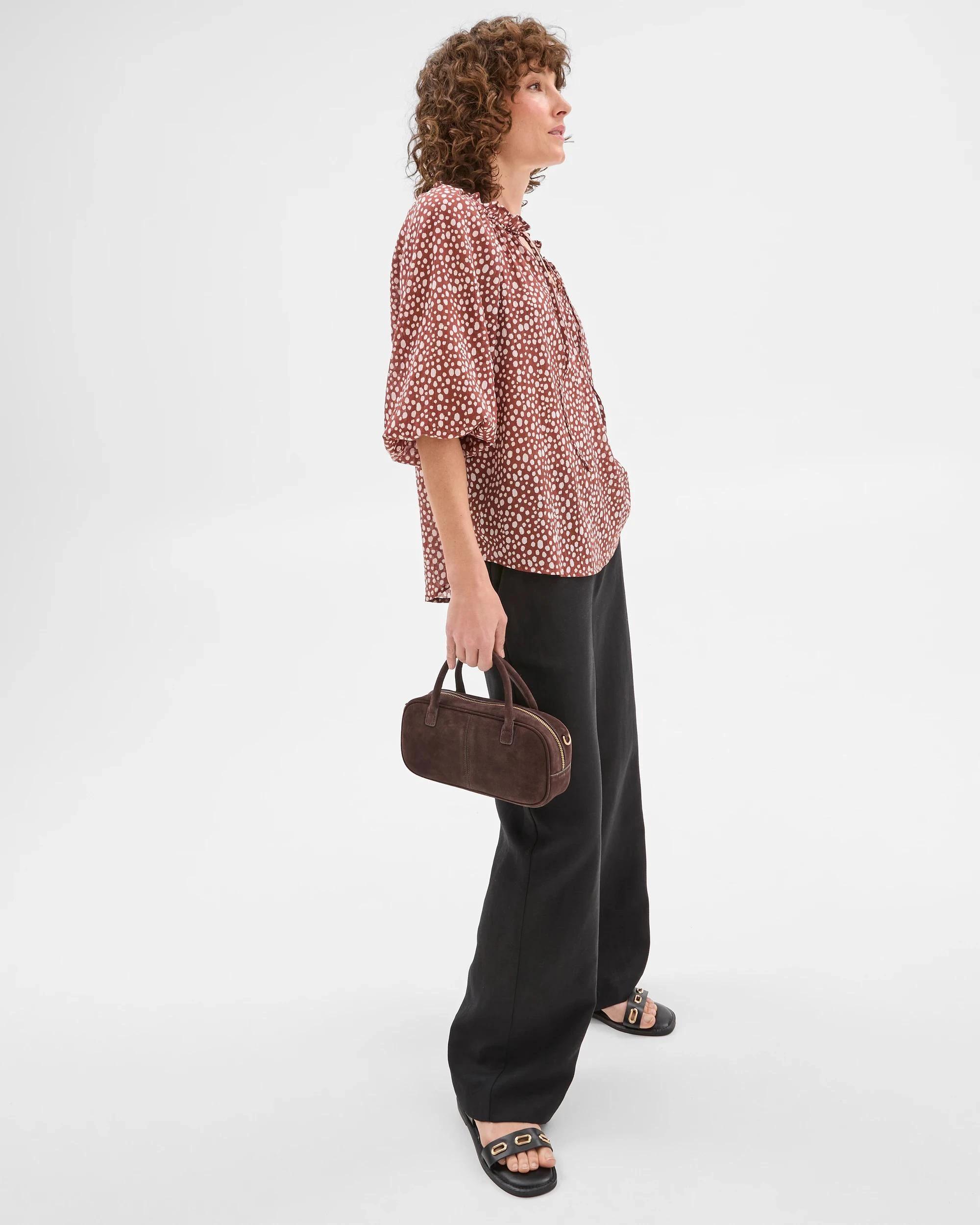 5 Target Dallas Easy Tie Blouse SCATTER SPOT, 5 of 6