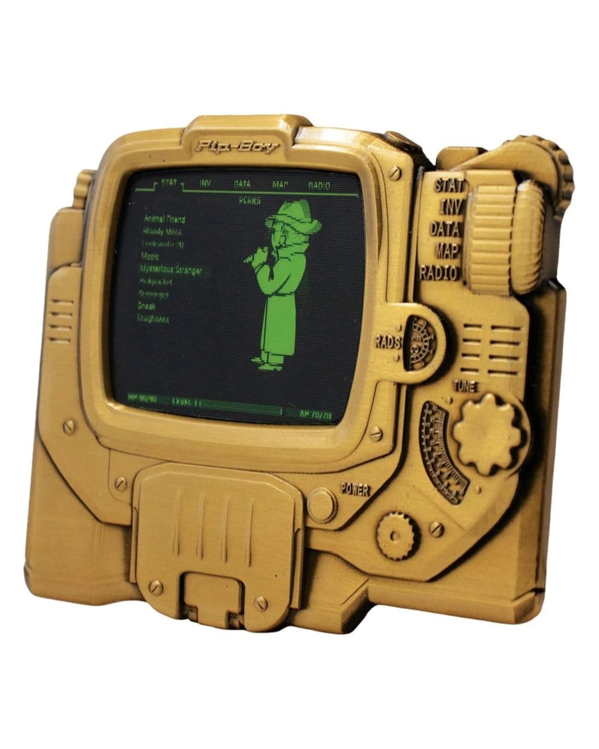 Fanattik Fallout Pip Boy Lenticular Ingot Mysterious Stranger Variant ...
