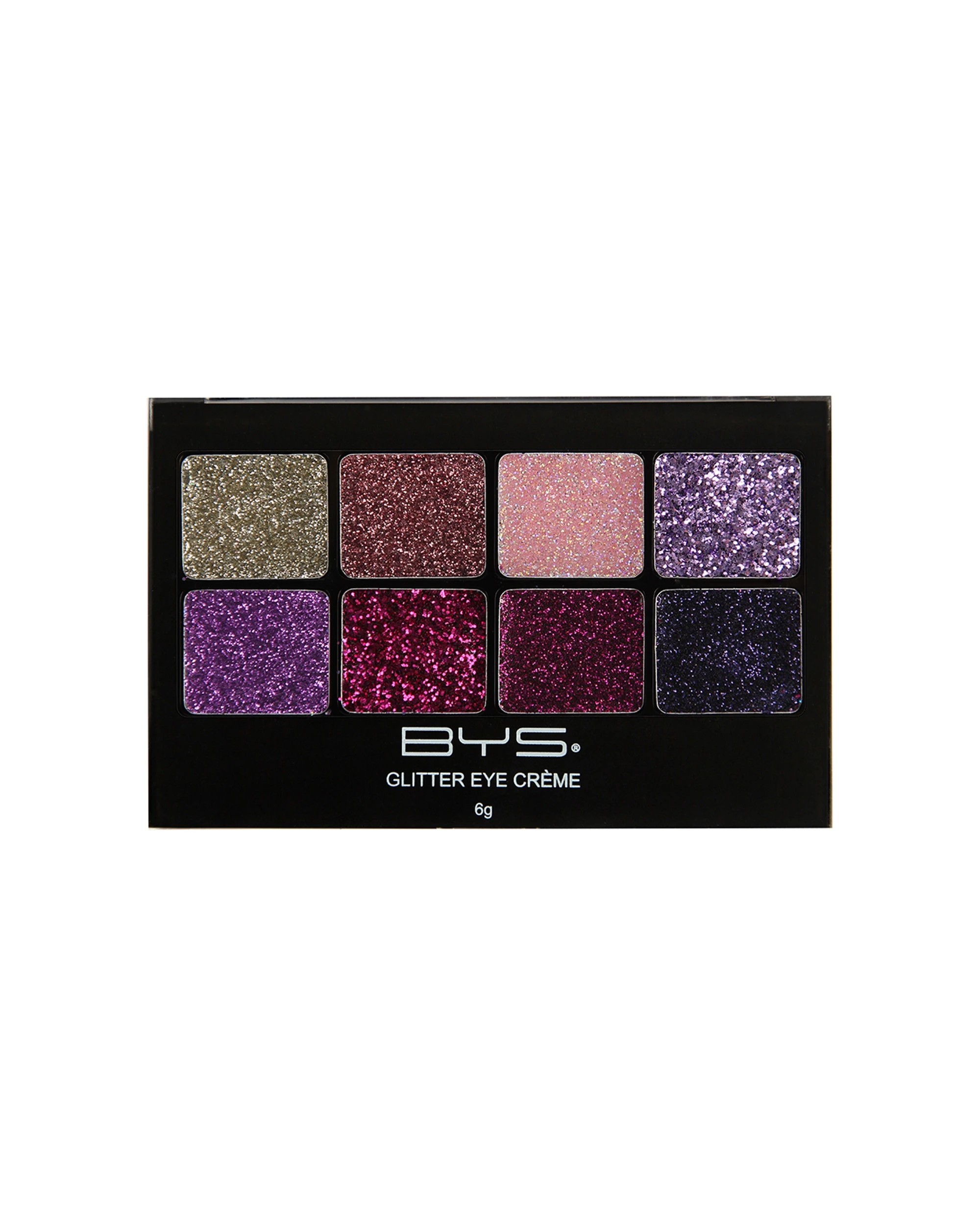 1 BYS Glitter Creme Eye Makeup 6g Palette Fairy Dust 8 Shades - Multi, 1 of 1