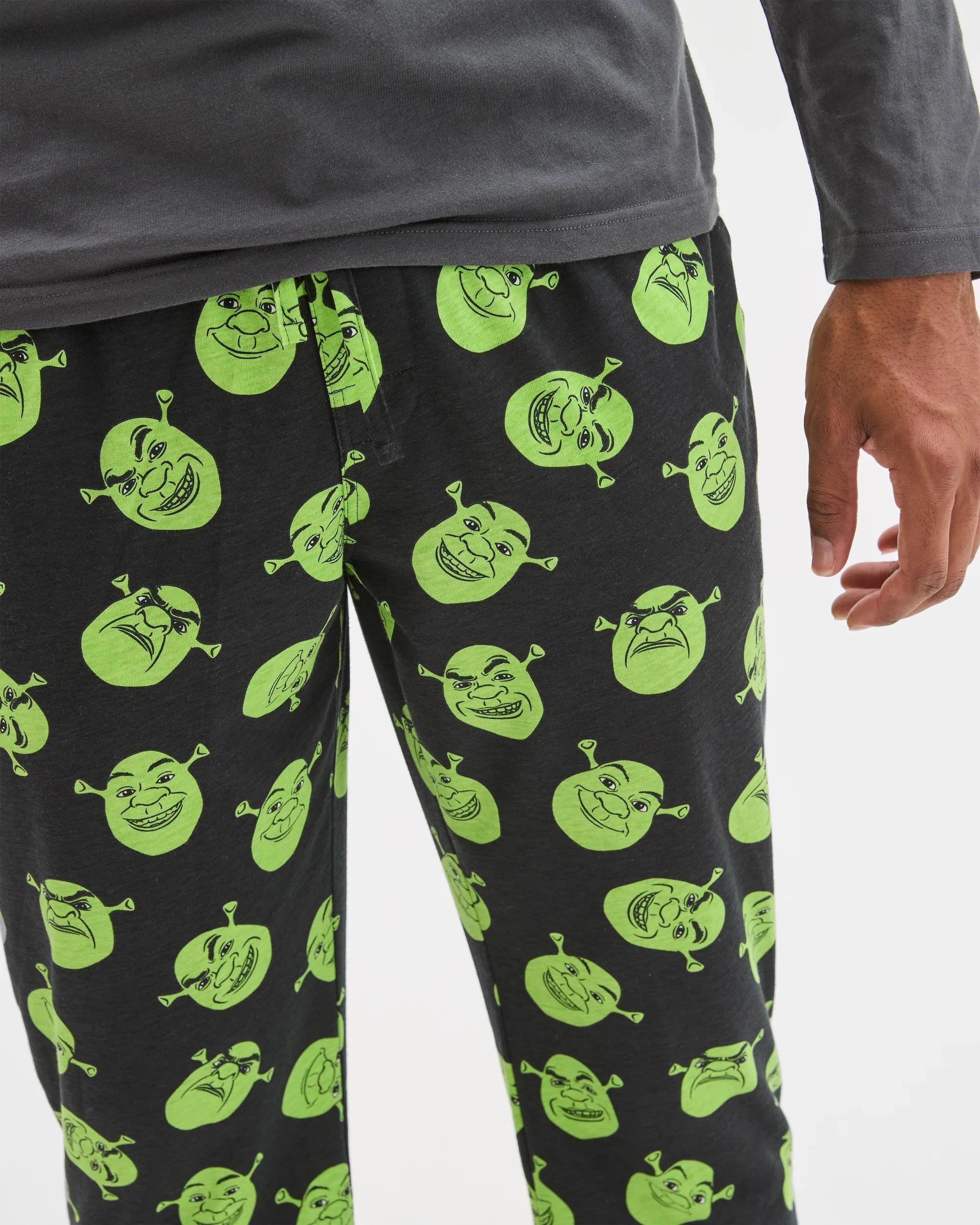 5 Target Man Shrek Knit Pyjama Set SHREK, 5 of 6