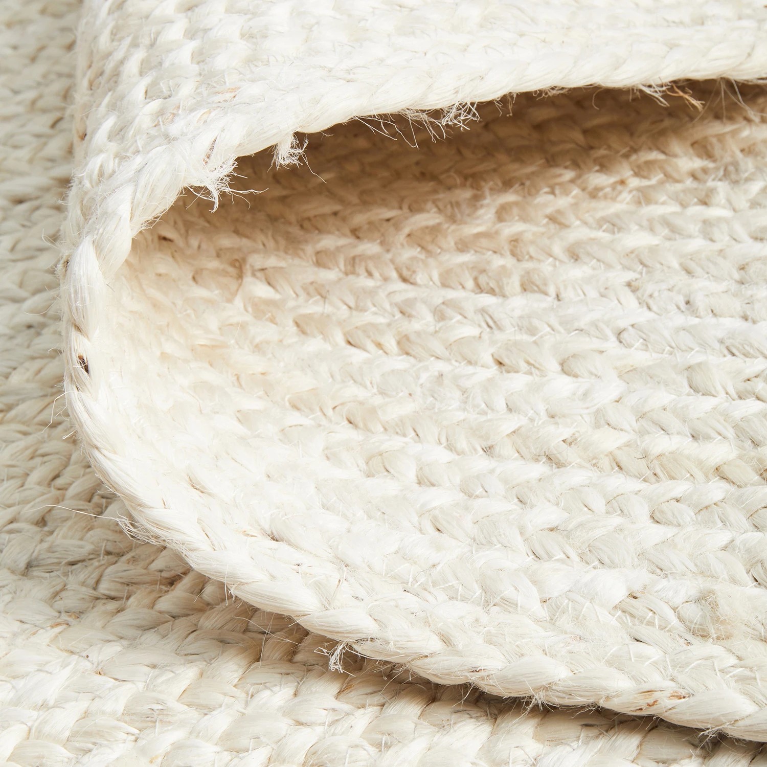 9 Common Ground Rugs Shoreline White 300x80cm - Medium Runner Hand Braided Jute Rug - Natural, 9 of 9