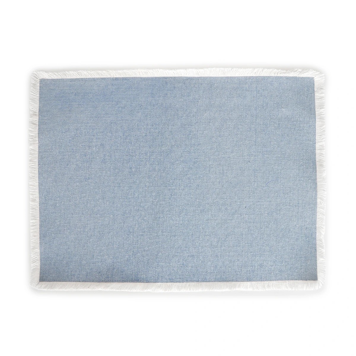 1 Blue Fringe Placemat, 1 of 5