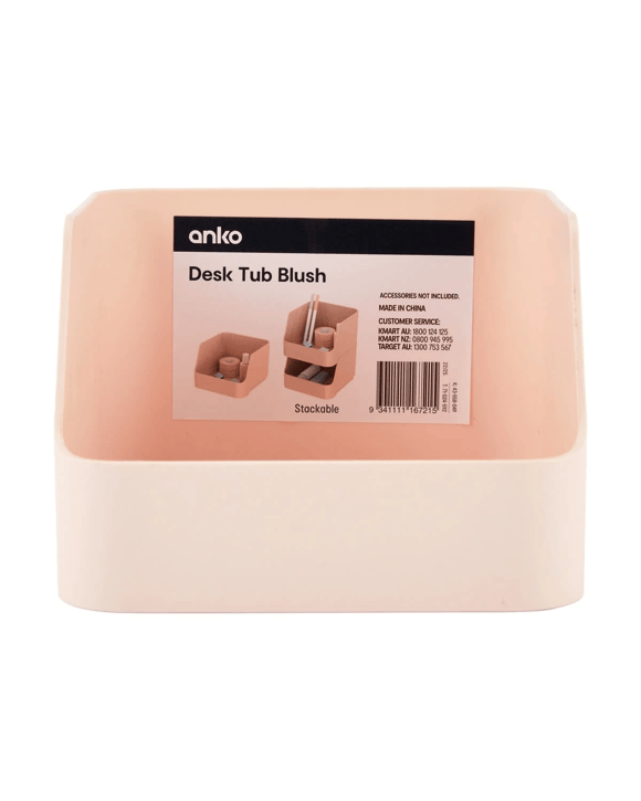 Desk Tub - Blush