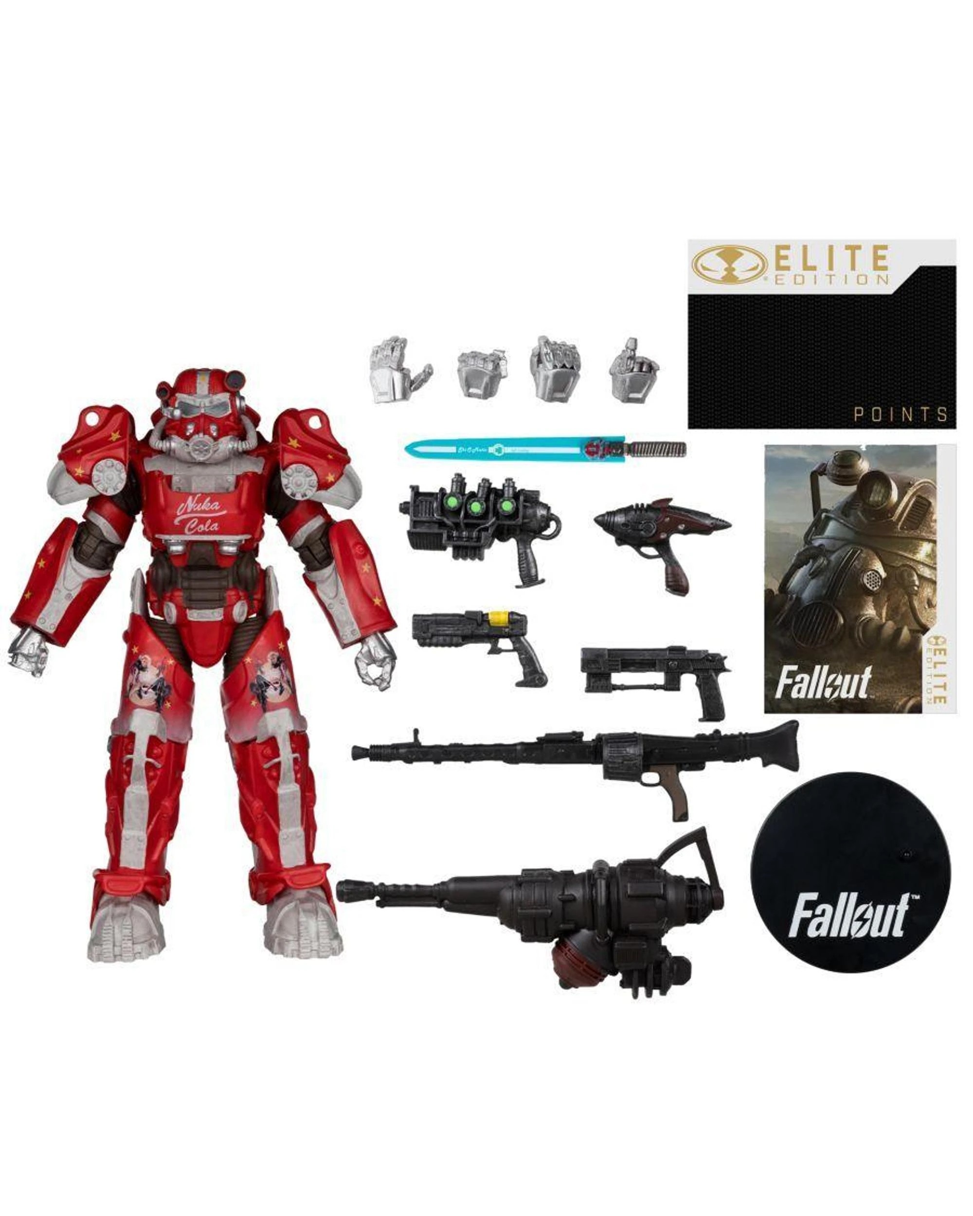 6 McFarlane Fallout 76 Nuka Cola T-60 Elite Edition Gold Label 7 inch Figure, 6 of 9
