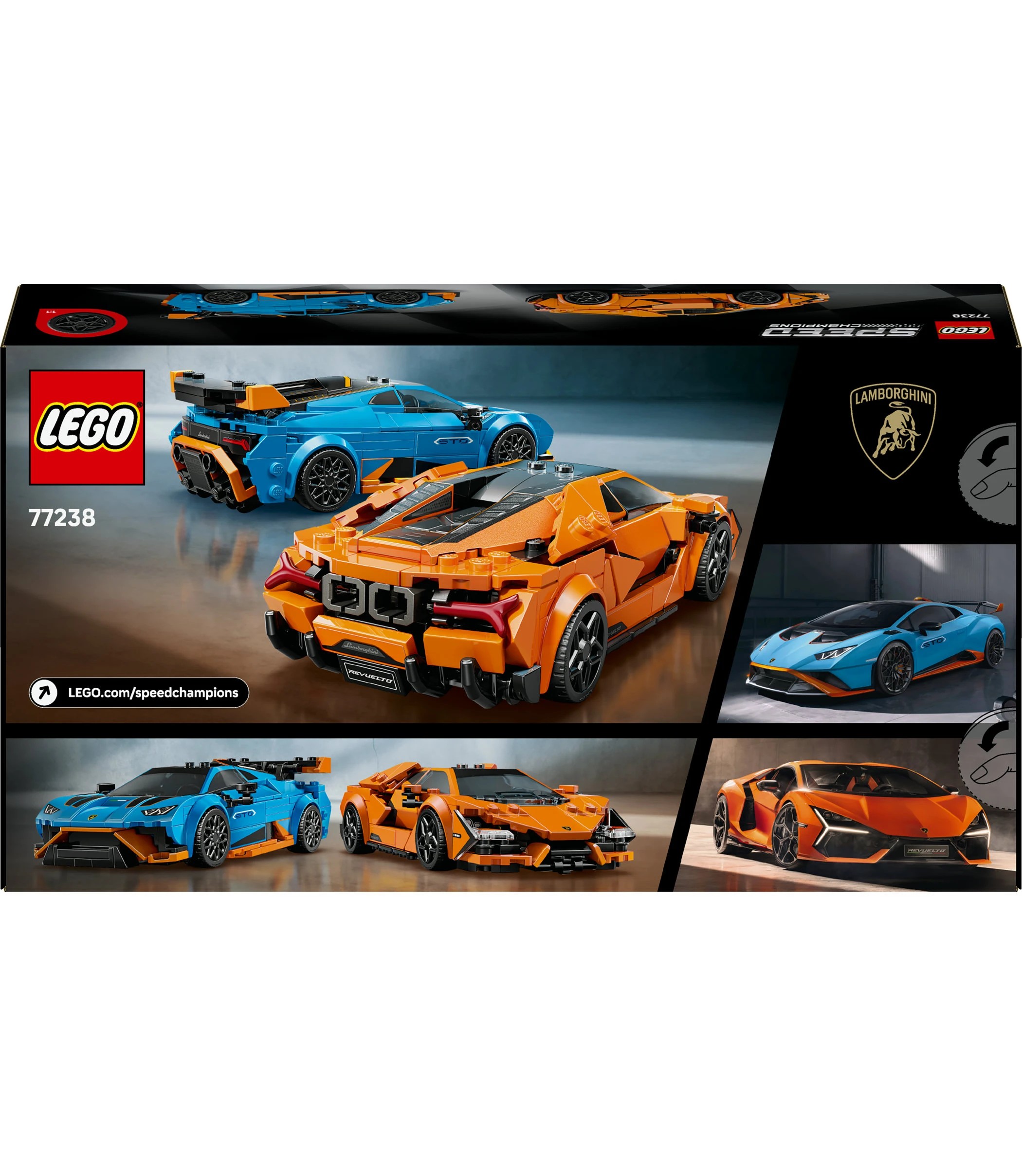 10 LEGO Speed Champions Lamborghini Revuelto & Huracan STO 77238, 10 of 10