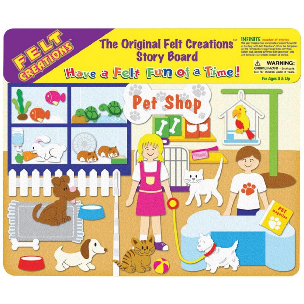 1 Felt Creations Pet Shop Storyboard Set, 1 of 1