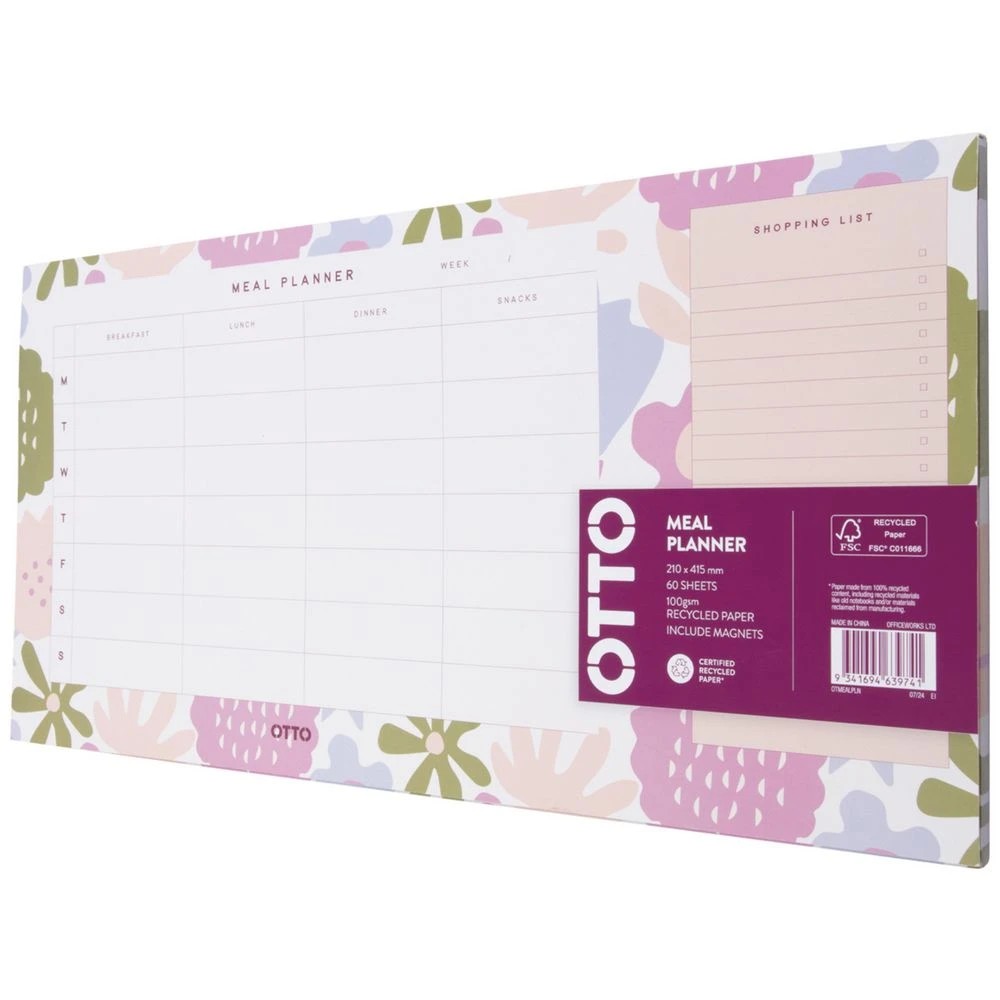 2 Otto Meals and Shopping List Planner Pad, 2 of 2
