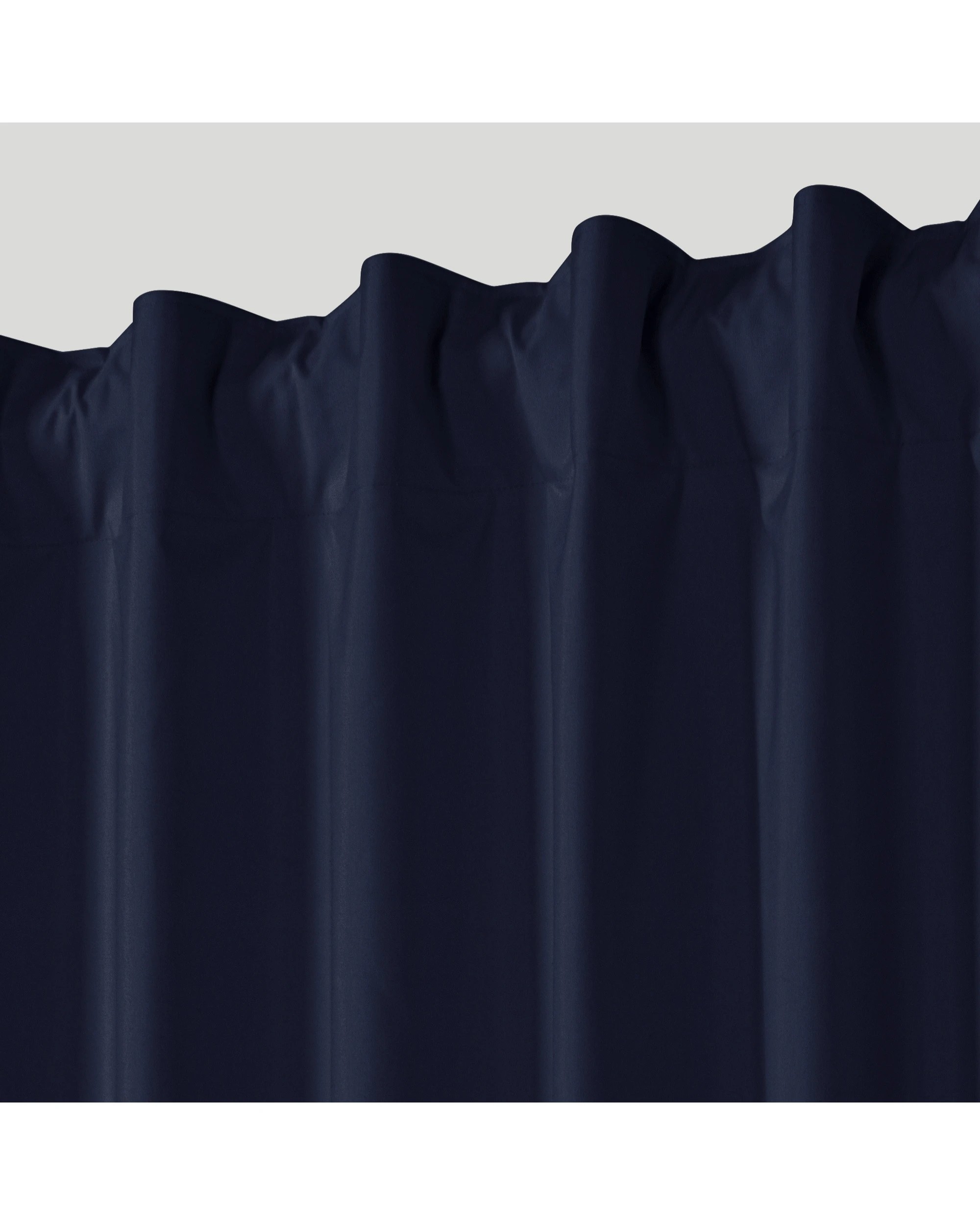 6 Sherwood Home Orlando Blockout Multi Header Curtain Pair 140x223cm - Navy, 6 of 8