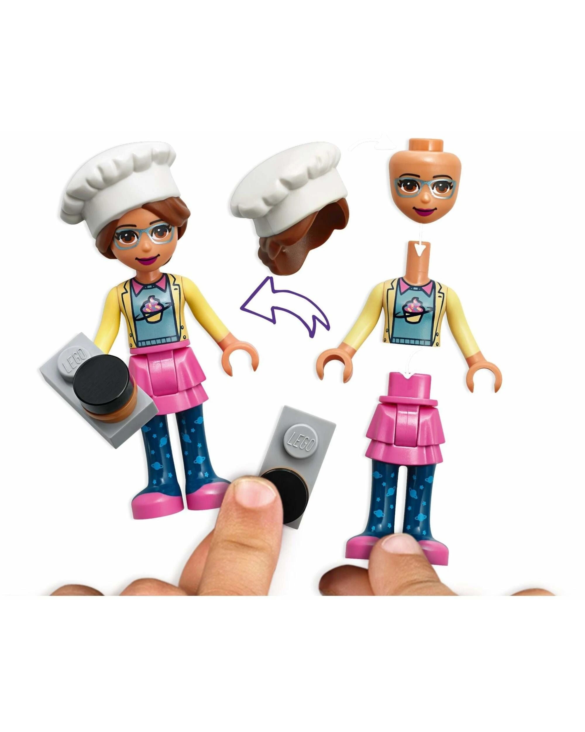 4 LEGO 41366 Olivia's Cupcake Cafe: Baking Fun with Emma & Robot Zobo, 4 of 5