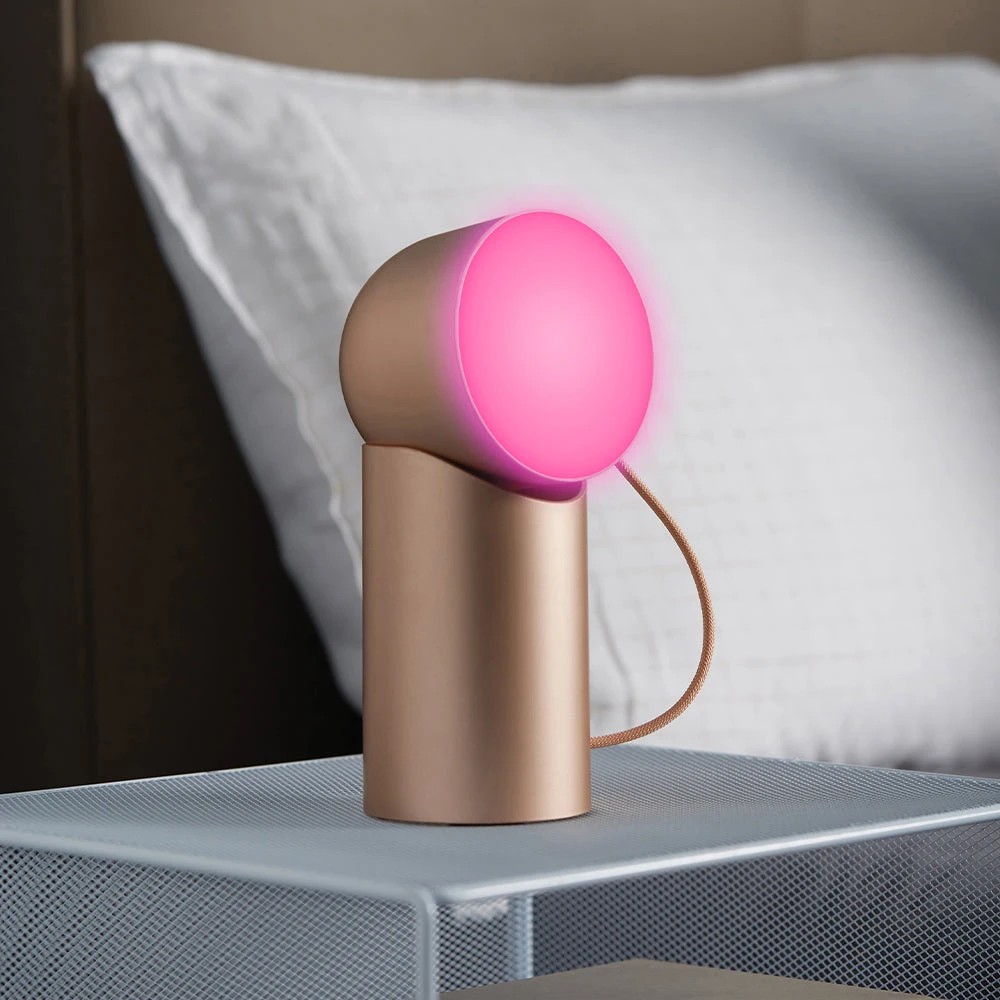 5 Lexon Orbe Portable Led Lamp With Moving Head - Gold, 5 of 7
