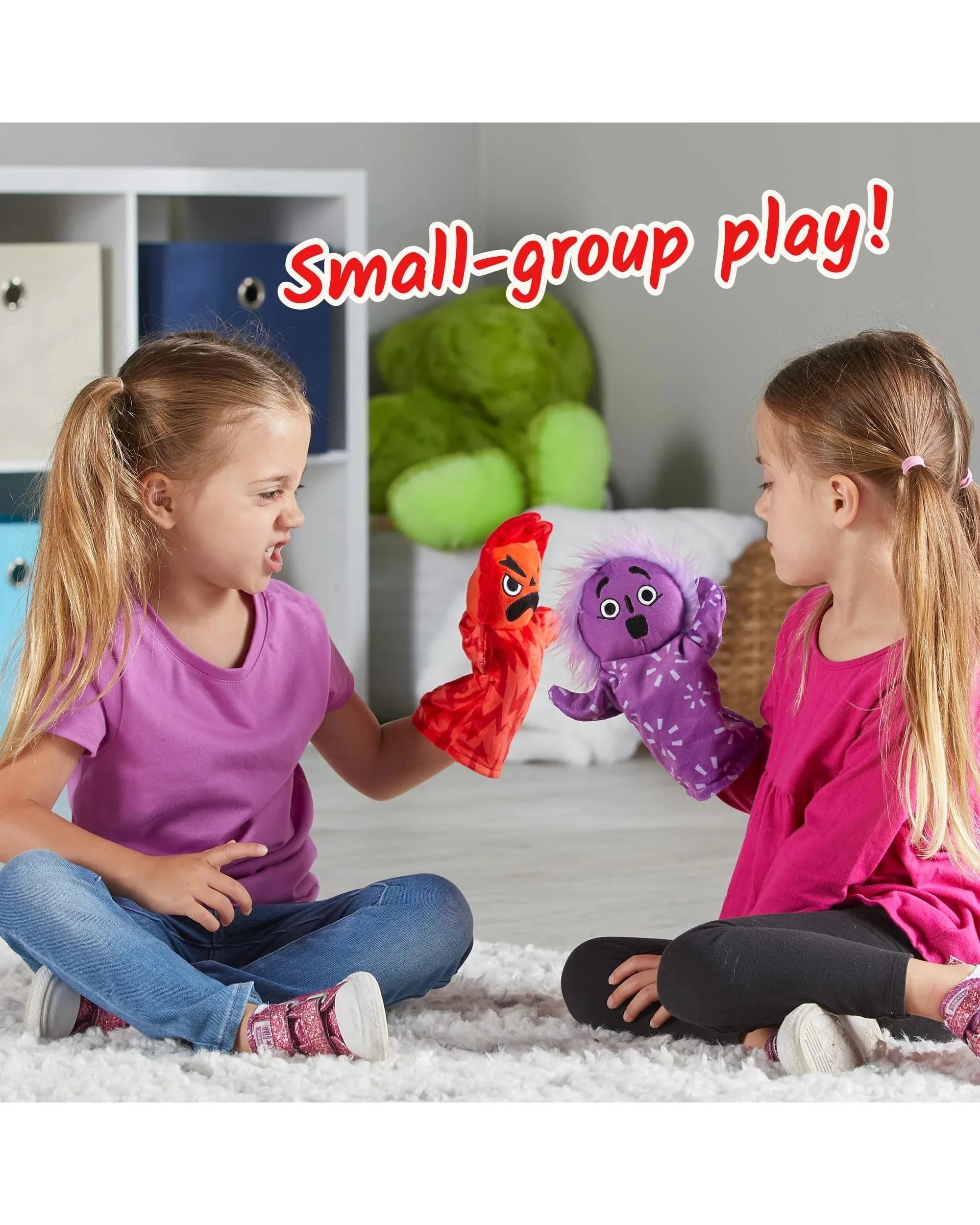 5 Hand2Mind Feelings Family Hand Puppets, 5 of 7