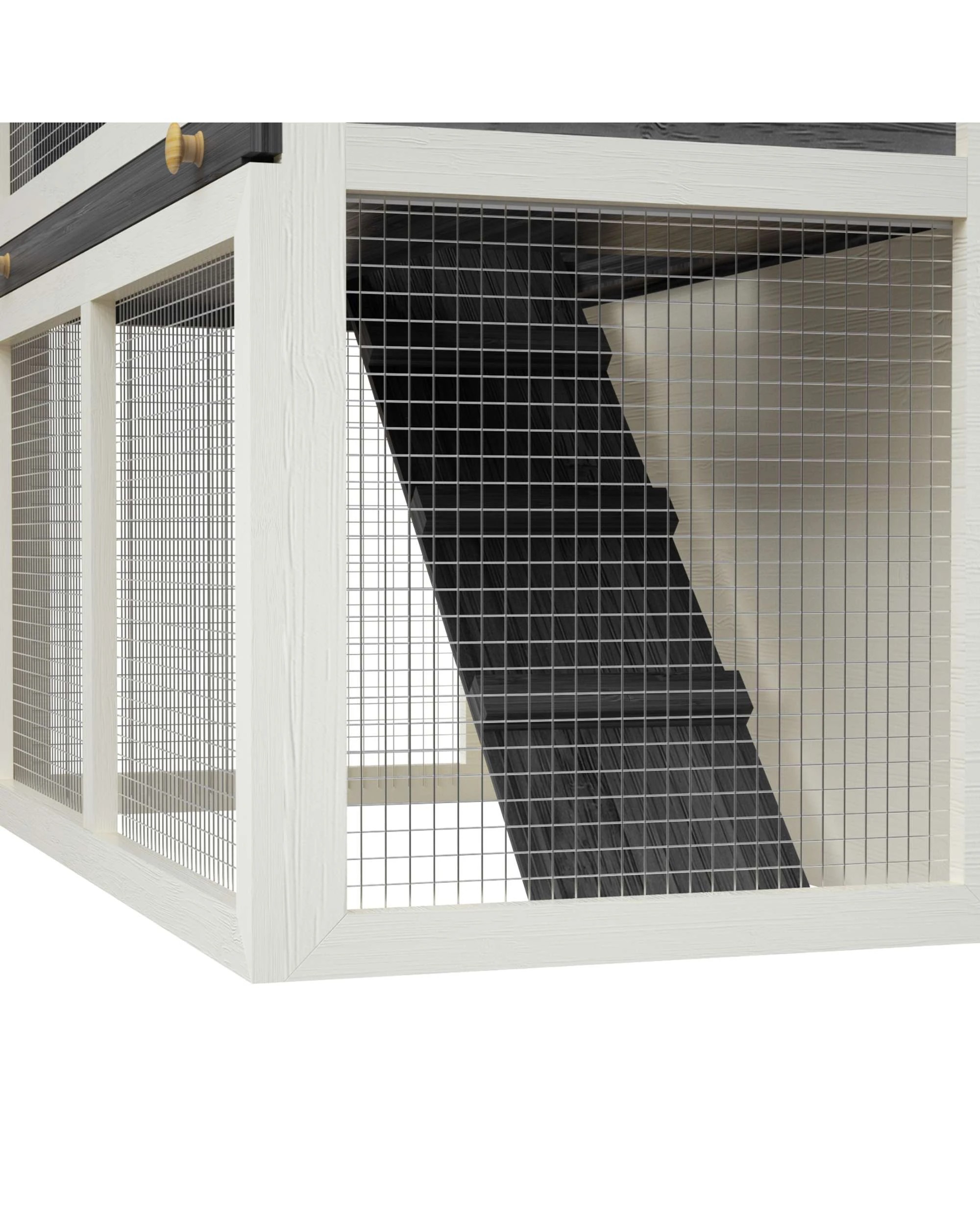 8 Advwin Rabbit Hutch Chicken Coop Pet House, 8 of 9