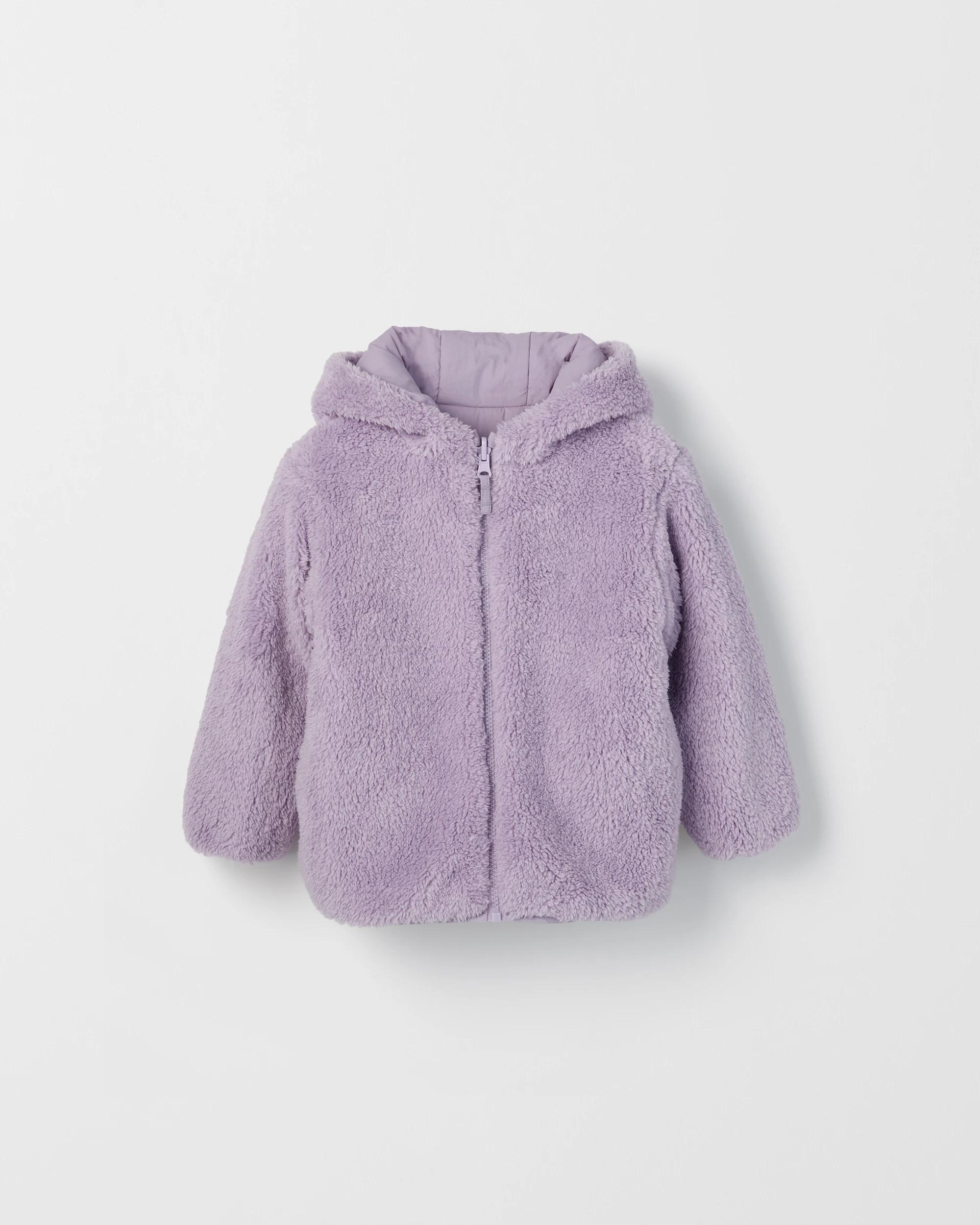 7 Target Kids Reversible Hooded Heart Pocket Puffer Jacket PURPLE, 7 of 7