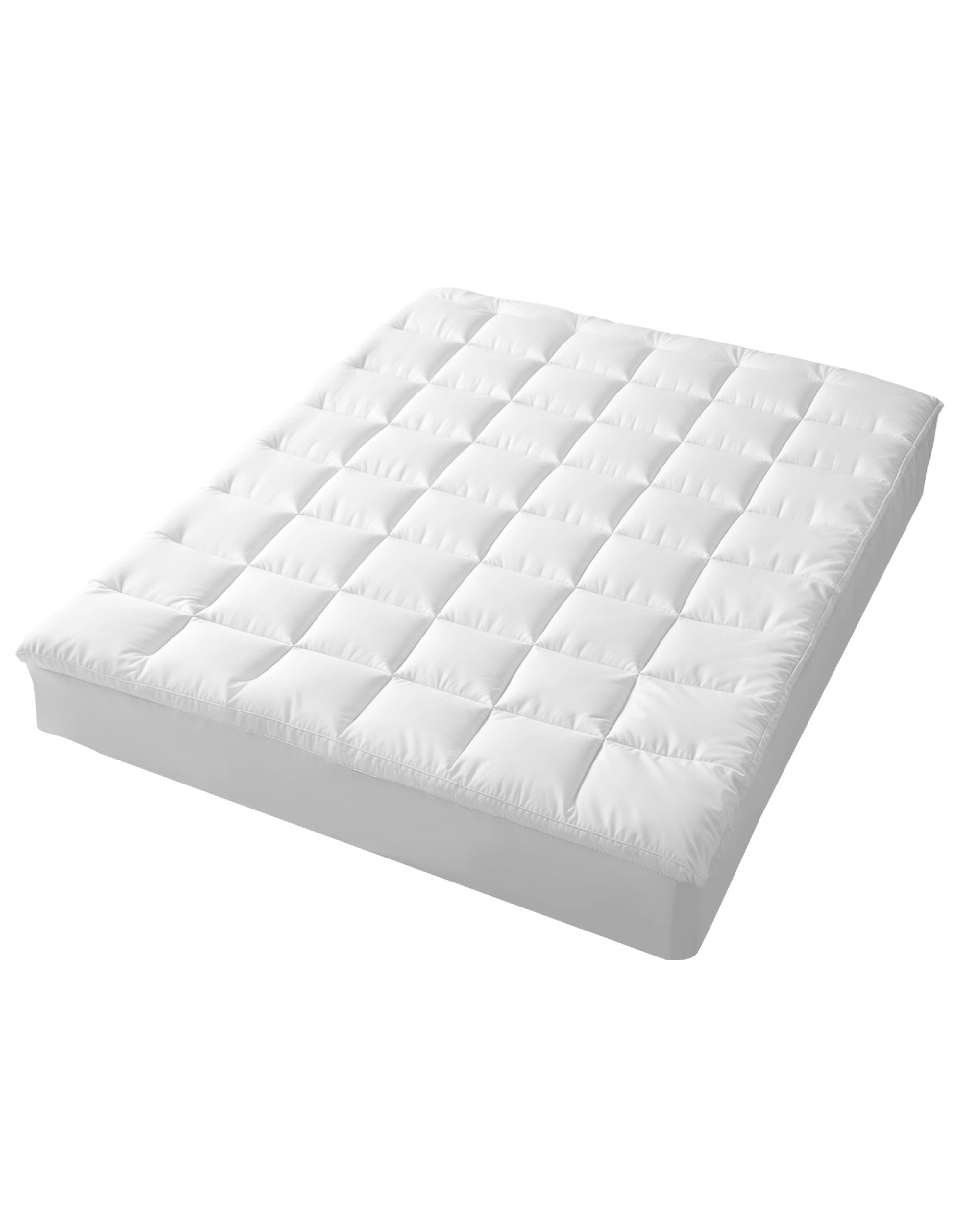 1 Hacienda Hypoallergenic, Antibacterial w/ 100% Microfiber filling Mattress Topper - KING, 1 of 9