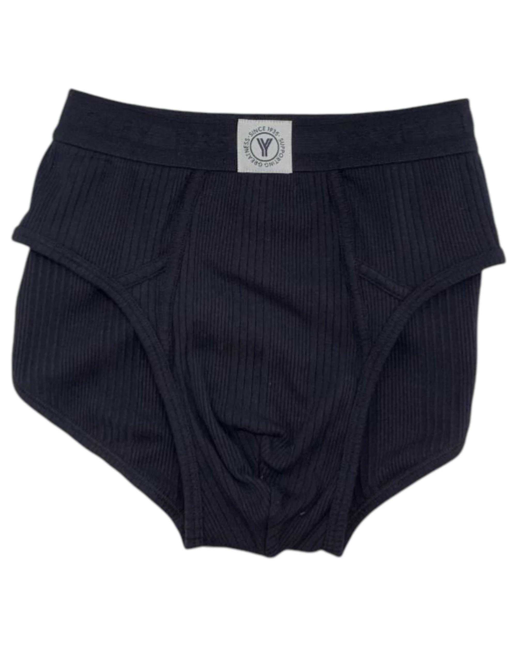 2 Jockey 4 Pack Mens 1935 Y-Front Ribbed Comfy Trunks Briefs Underwear MULTI, 2 of 5